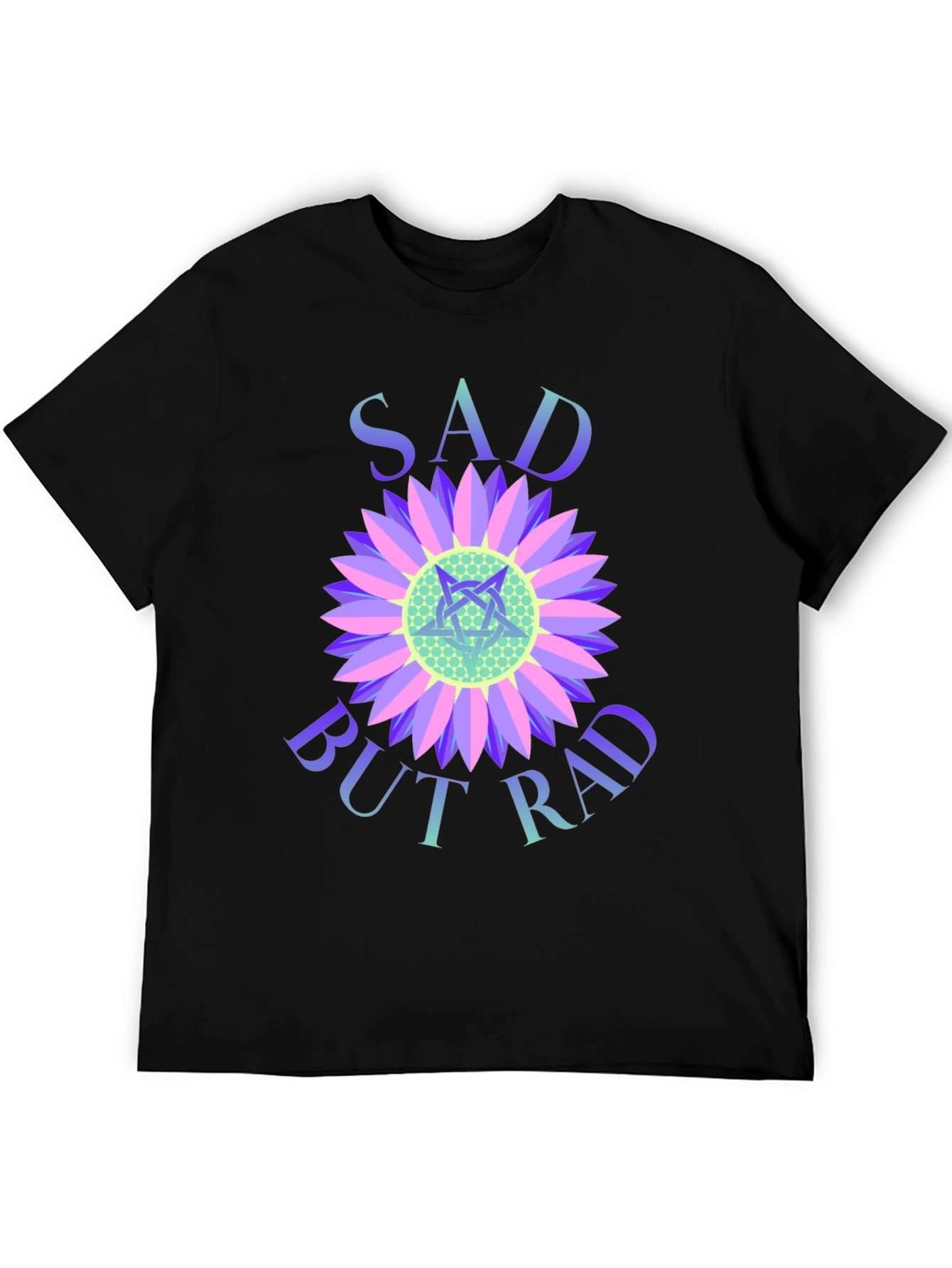 Sad But Rad Flower Graphic Tee