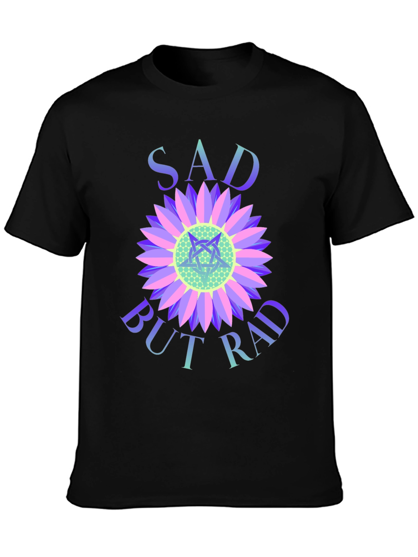 Sad But Rad Flower Graphic Tee