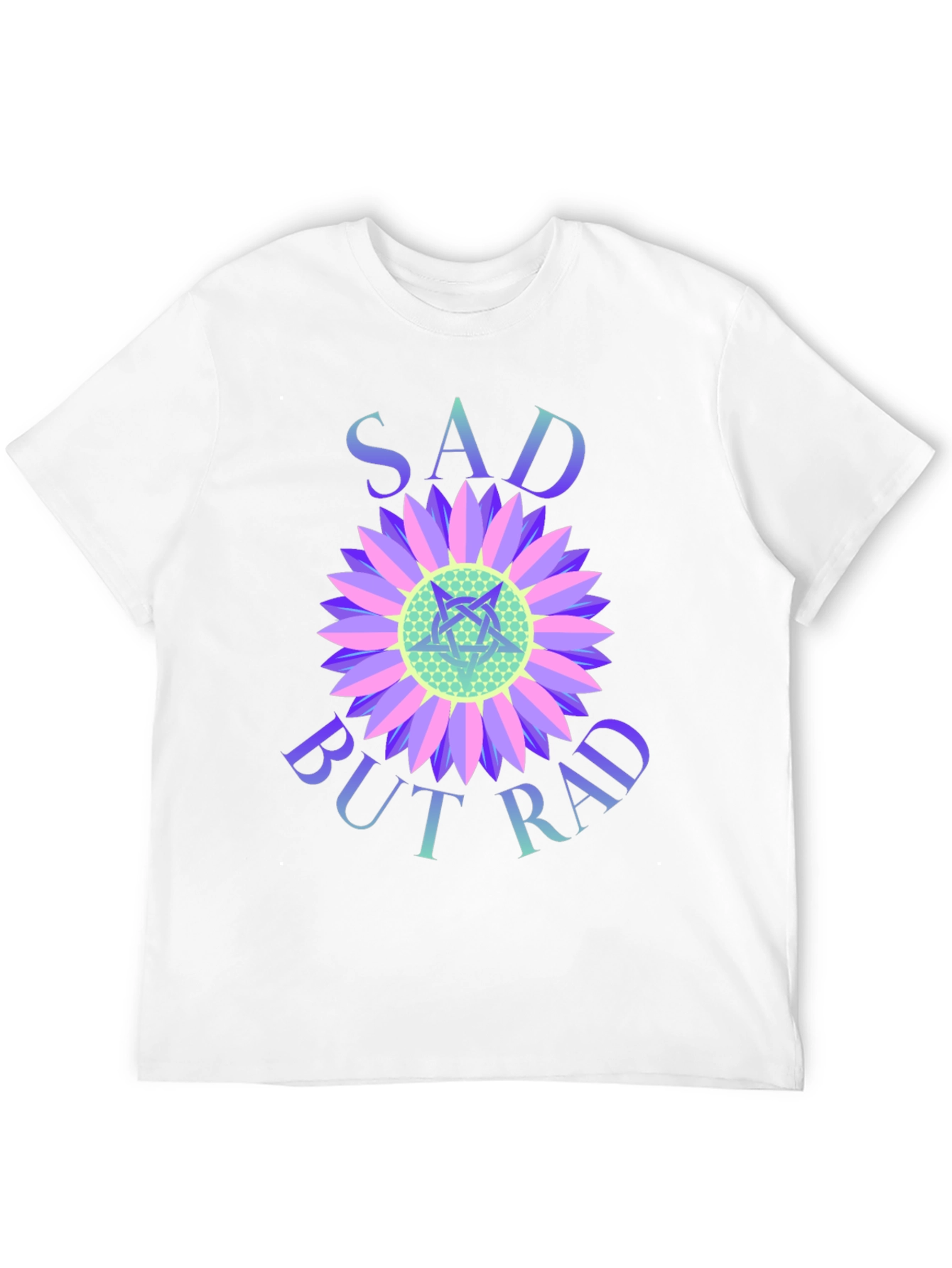 Sad But Rad Flower Graphic Tee