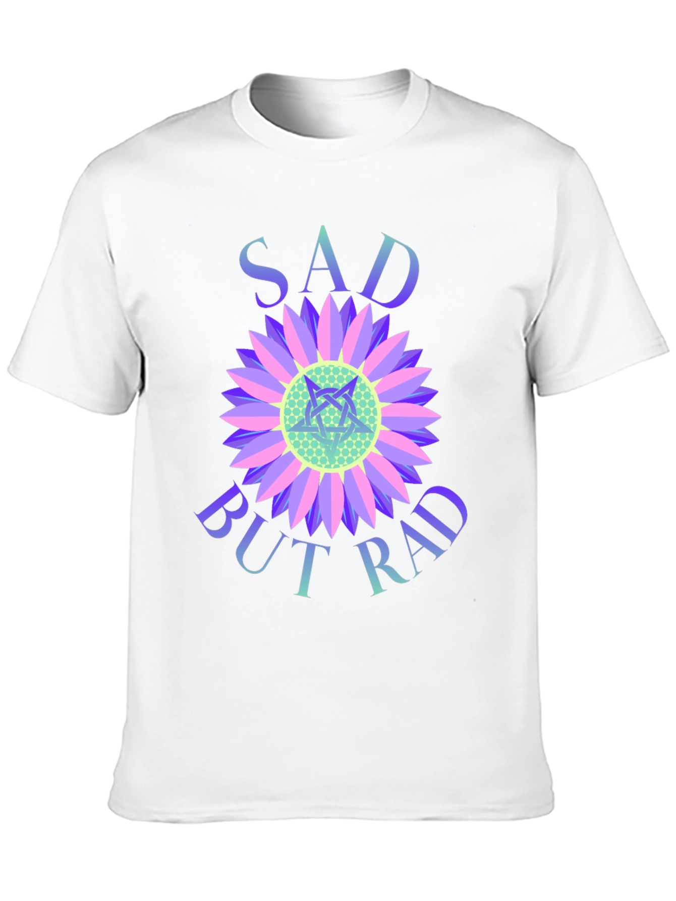 Sad But Rad Flower Graphic Tee
