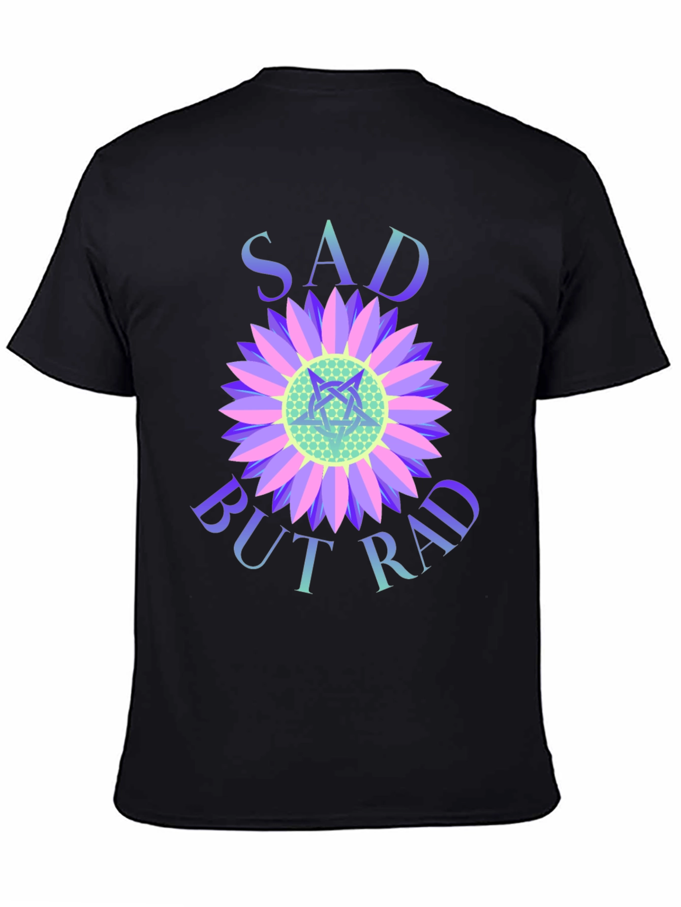 Sad But Rad Flower Graphic Tee