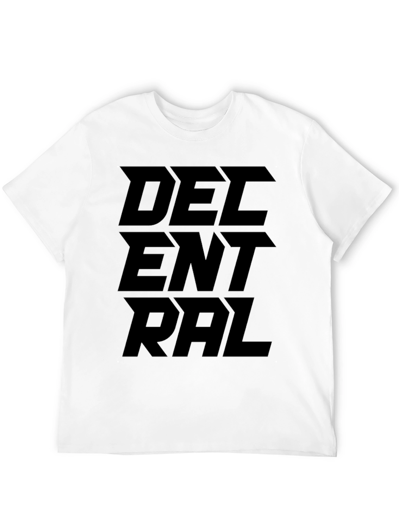Decentral T-Shirt - Bold Graphic Print Casual Wear