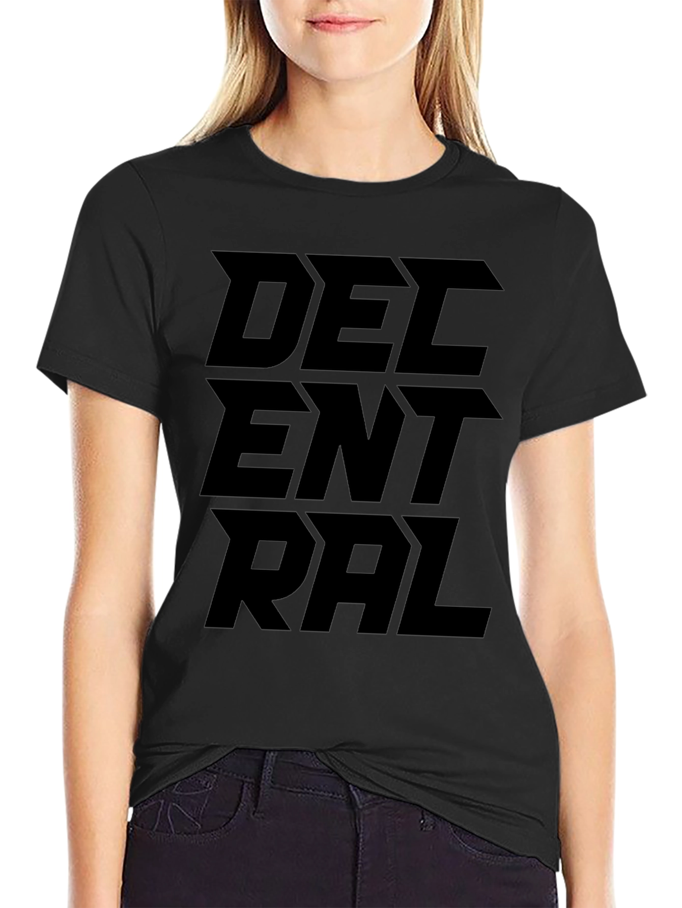 Decentral T-Shirt - Bold Graphic Print Casual Wear