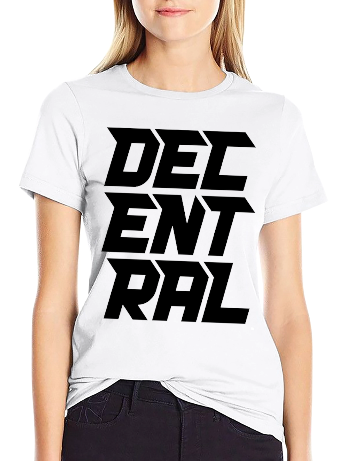 Decentral T-Shirt - Bold Graphic Print Casual Wear