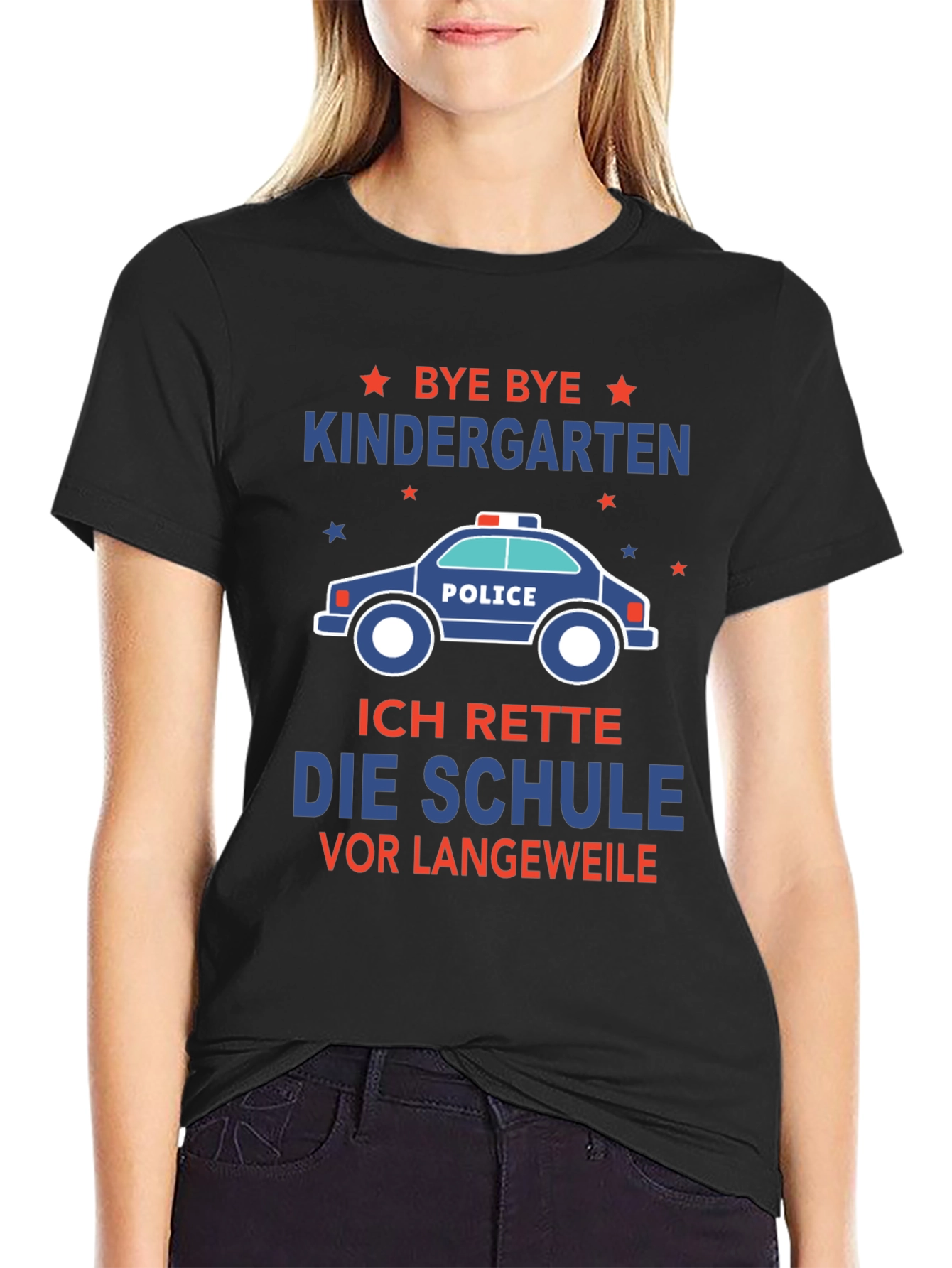 Bye Bye Kindergarten Kids Police T-Shirt