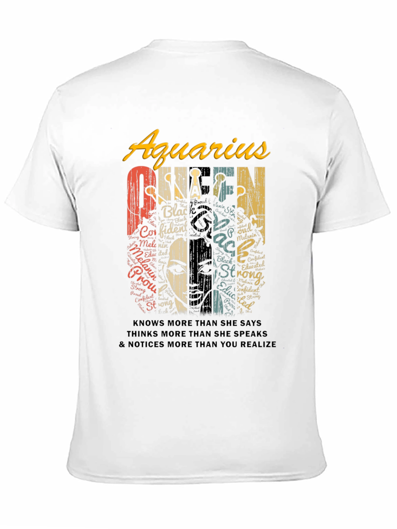 Aquarius Queen Black Pride T-Shirt