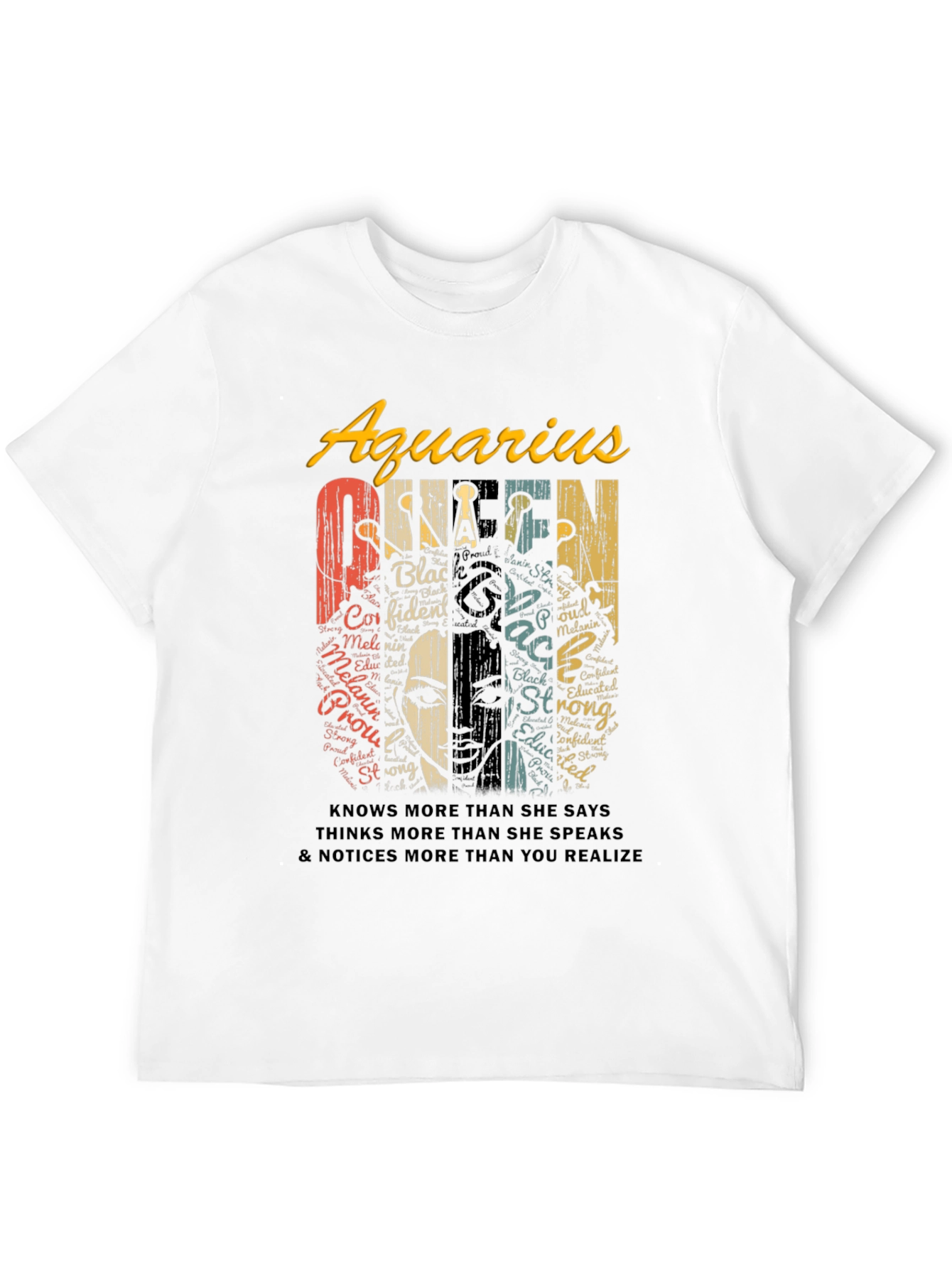 Aquarius Queen Black Pride T-Shirt