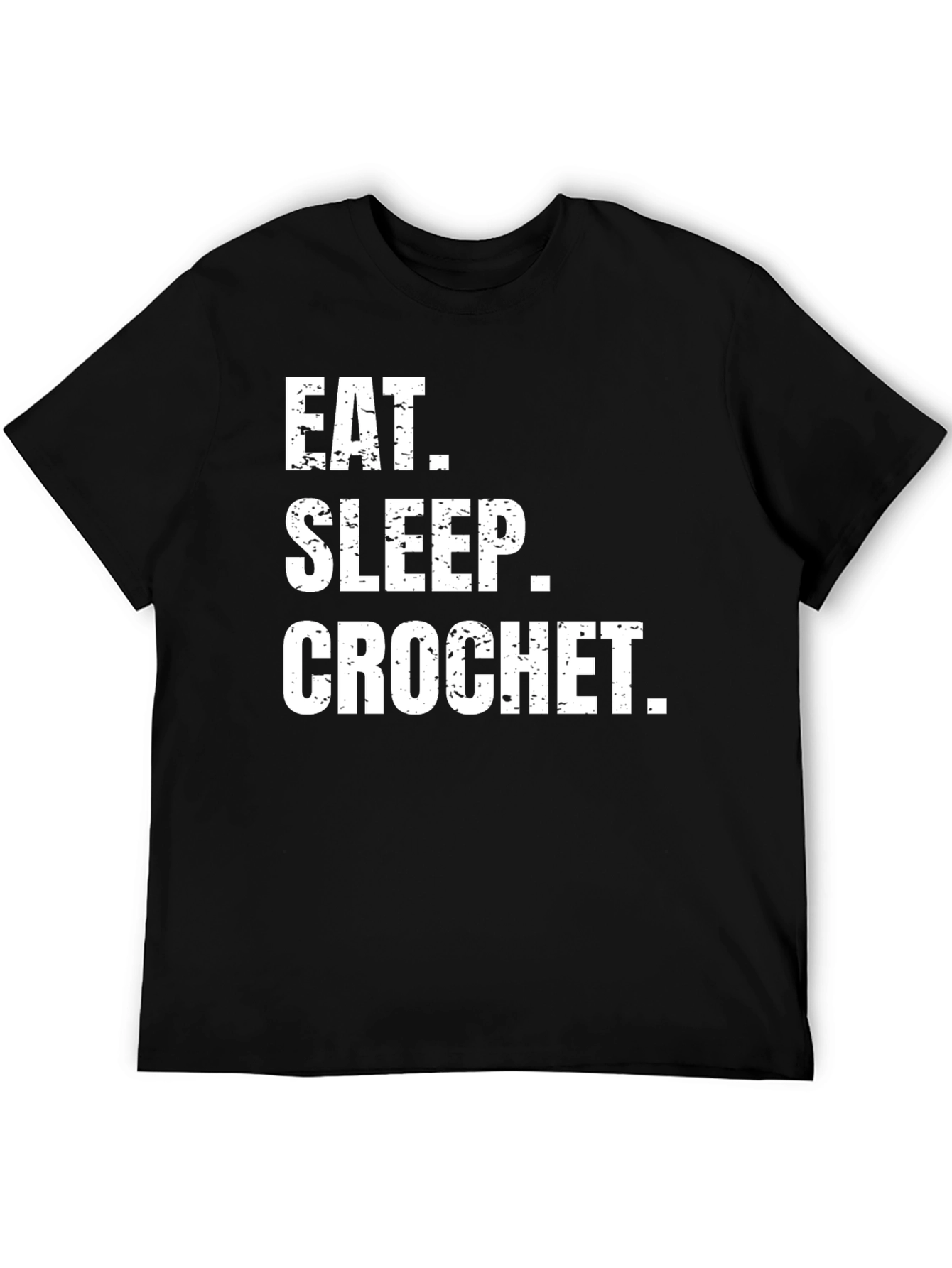 Eat Sleep Crochet Graphic T-Shirt