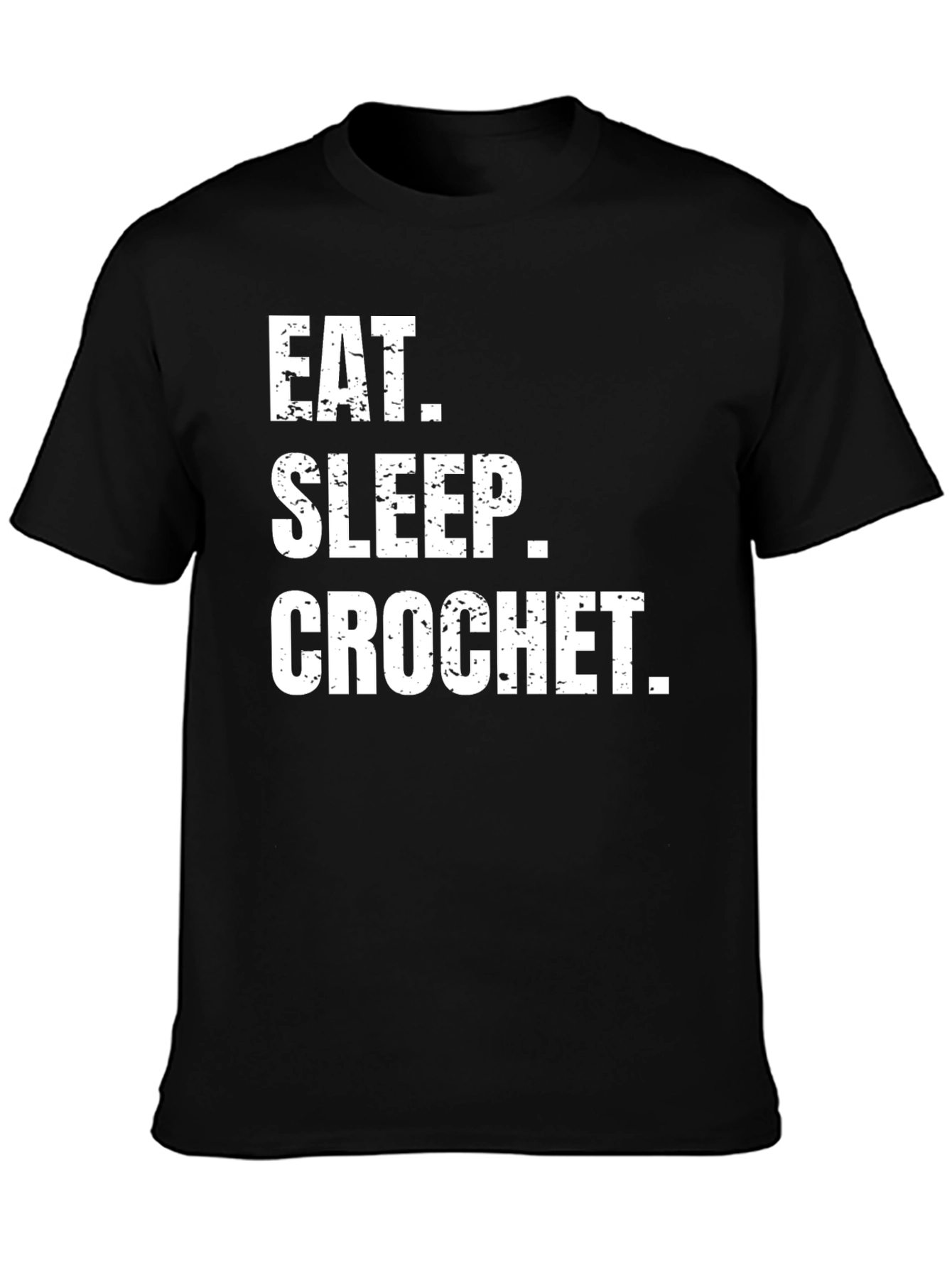 Eat Sleep Crochet Graphic T-Shirt