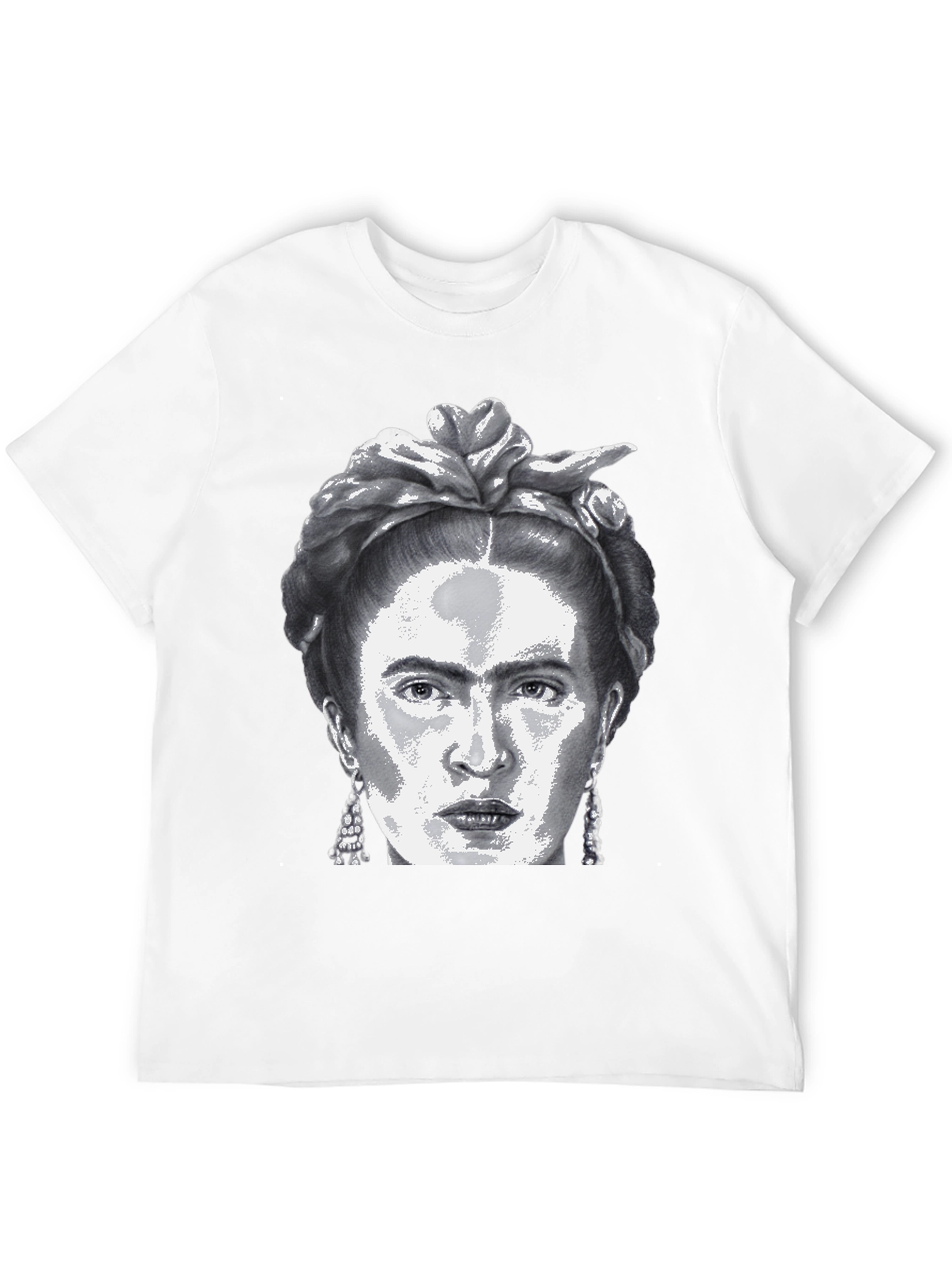 Frida Kahlo Graphic Tee - Black Cotton T-Shirt