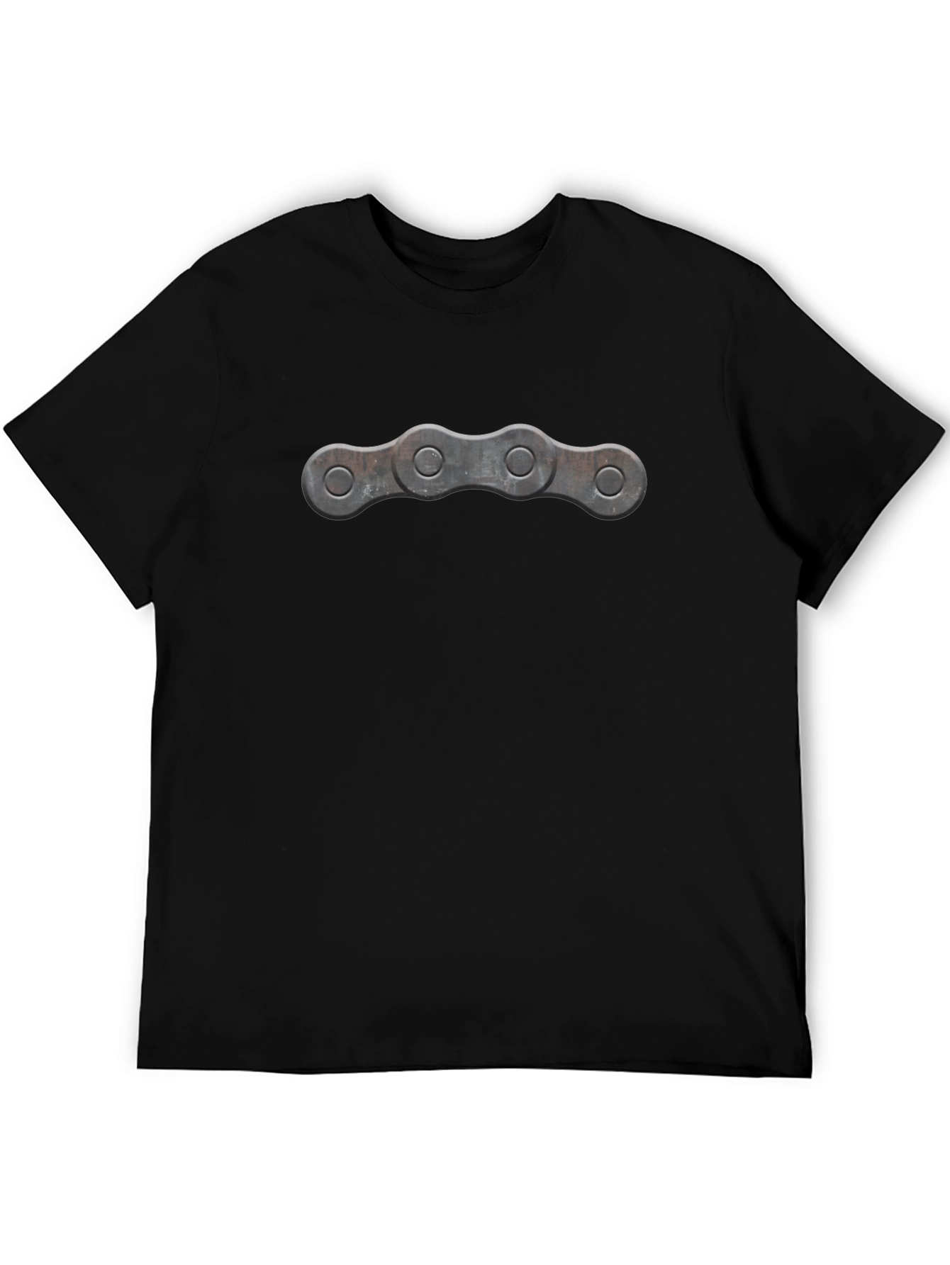 Chain Link Graphic Tee - Black