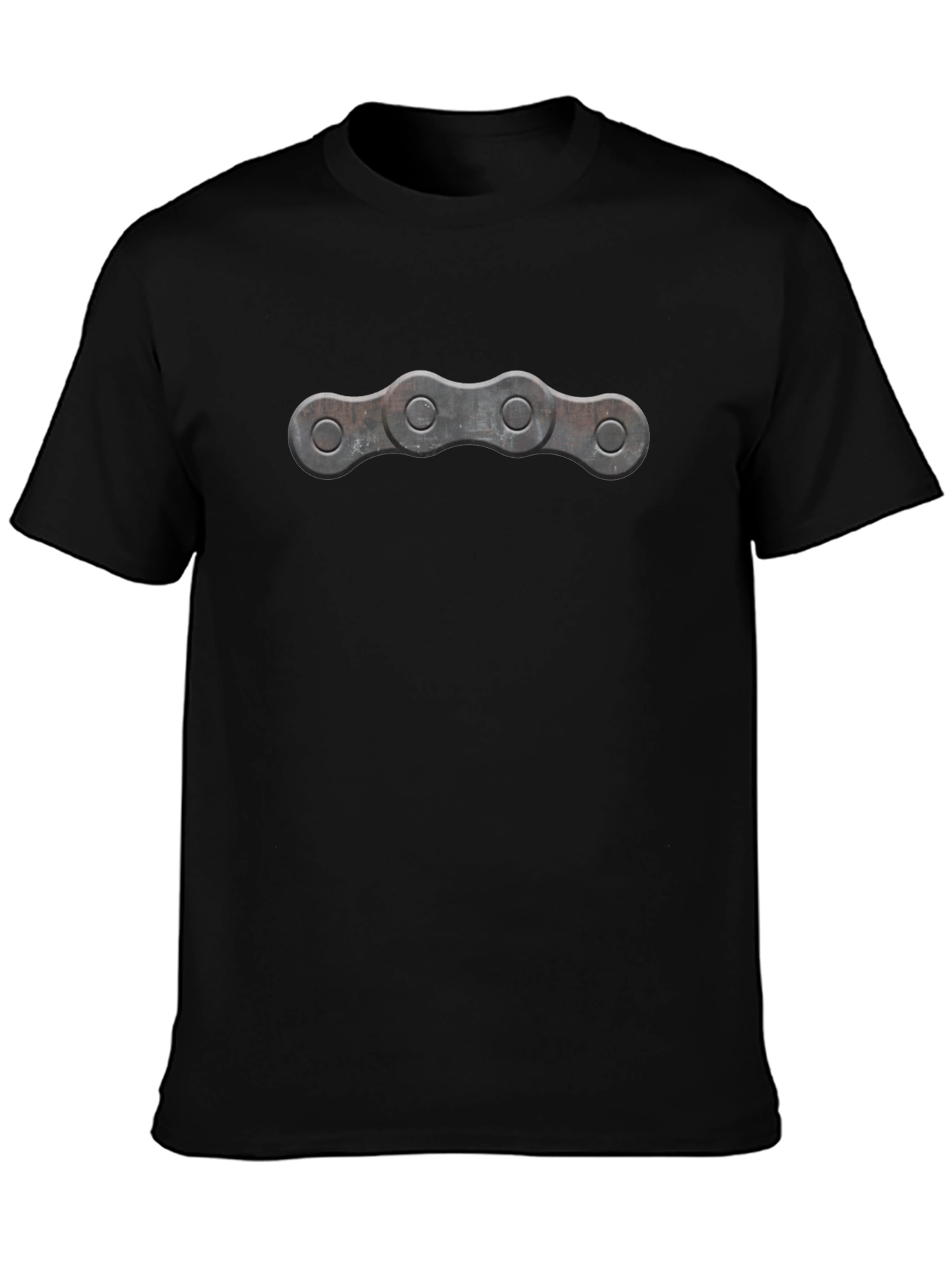 Chain Link Graphic Tee - Black