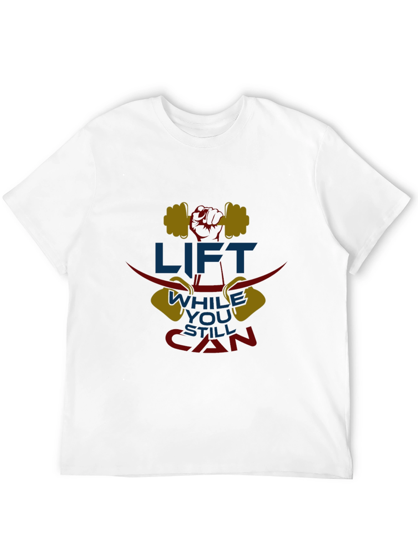 Lift While You Still Can Black Graphic Tee