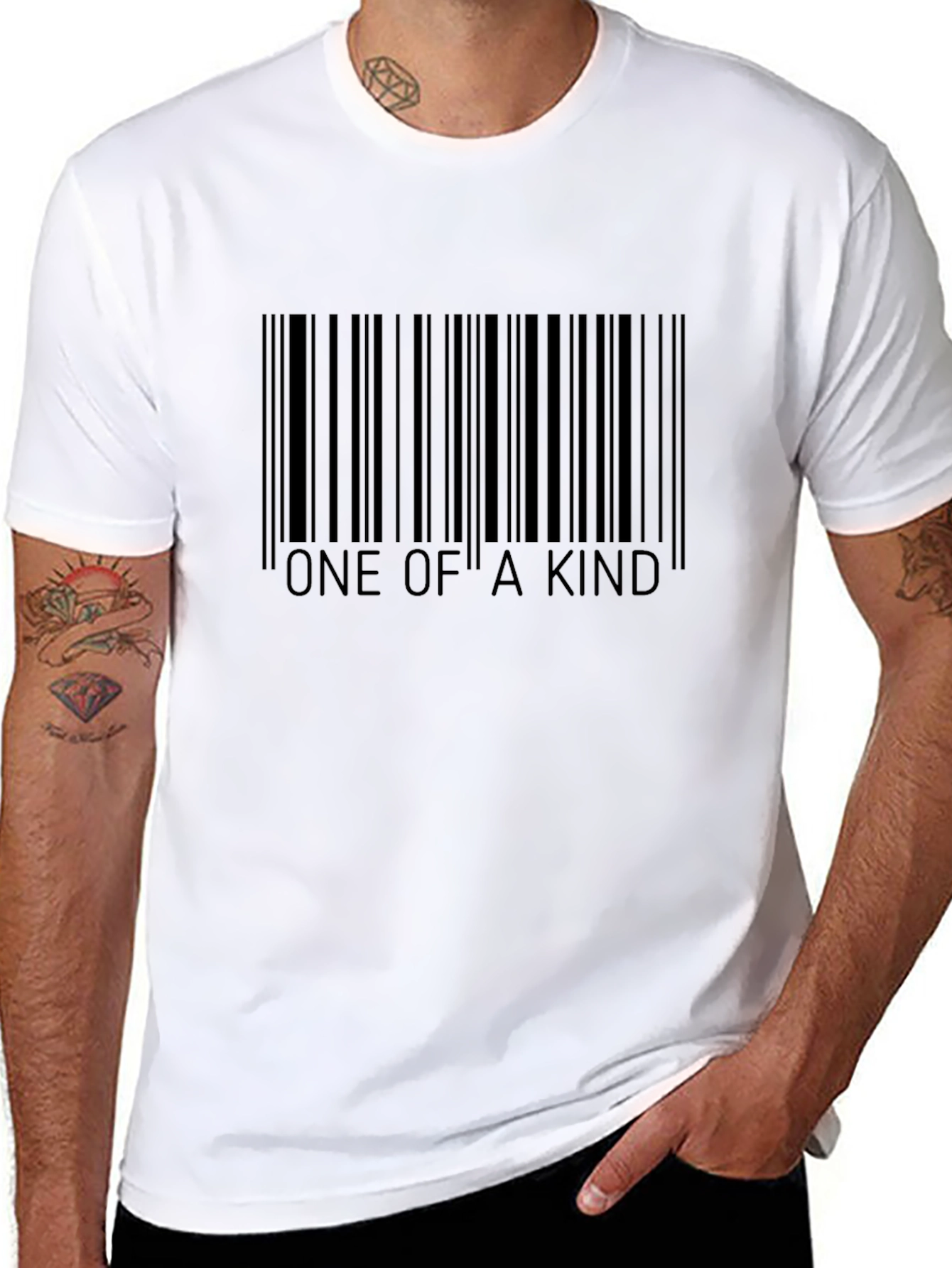 Unique One of a Kind Barcode T-Shirt