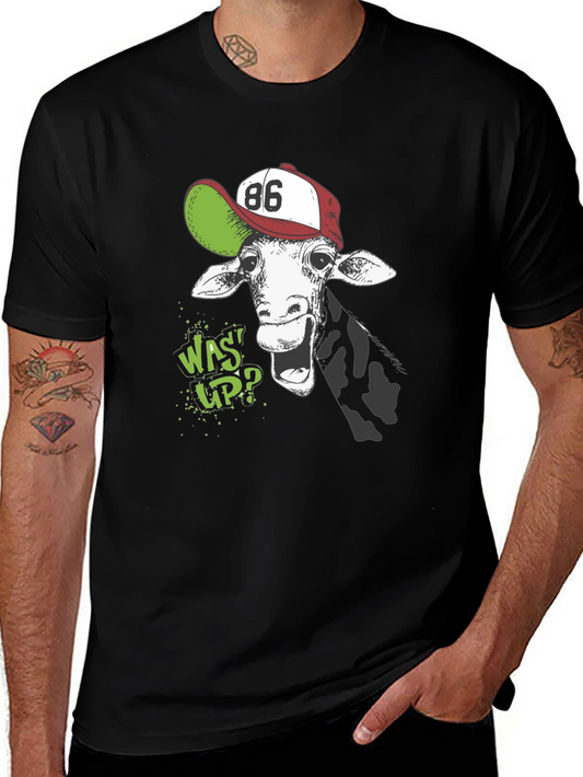 Giraffe Wassup Graphic T-Shirt