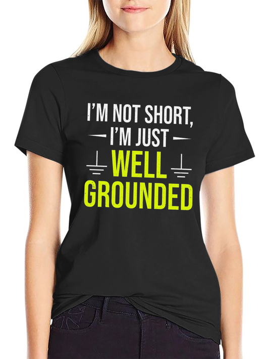 Funny Grounded T-Shirt - Humor Tee for Men