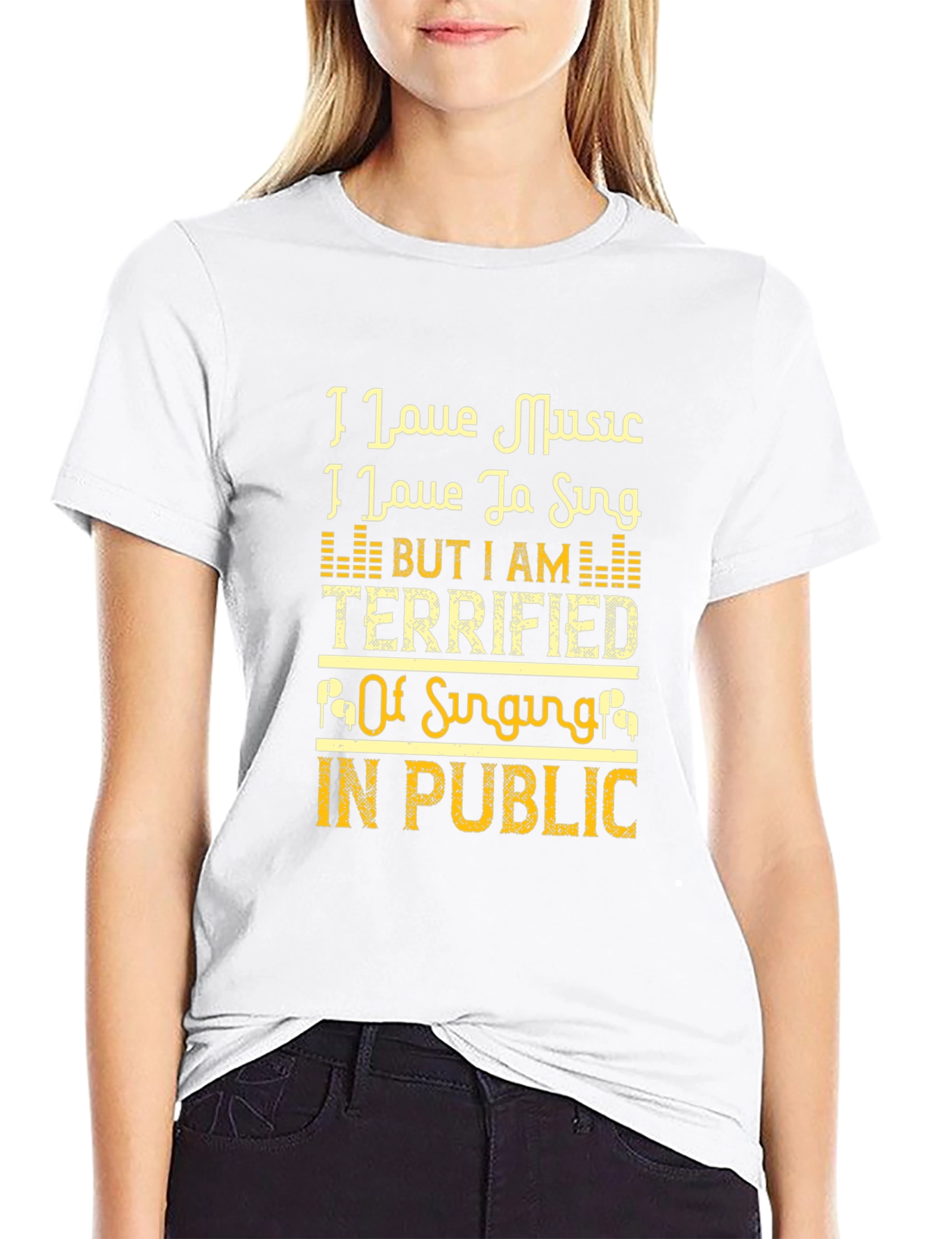 Music Lovers Terrified to Sing T-Shirt
