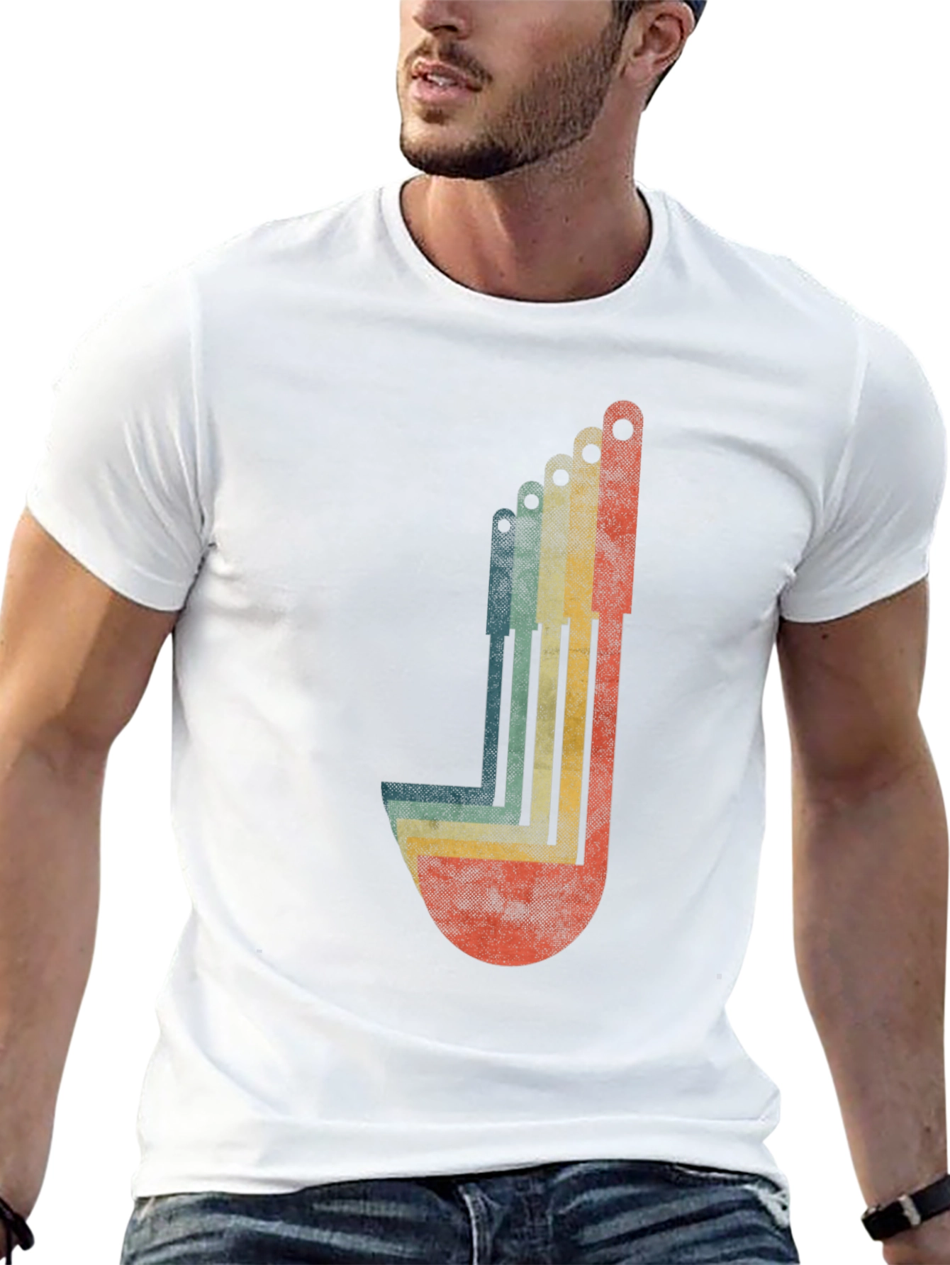 Retro Allen Wrench Graphic Tee - Black
