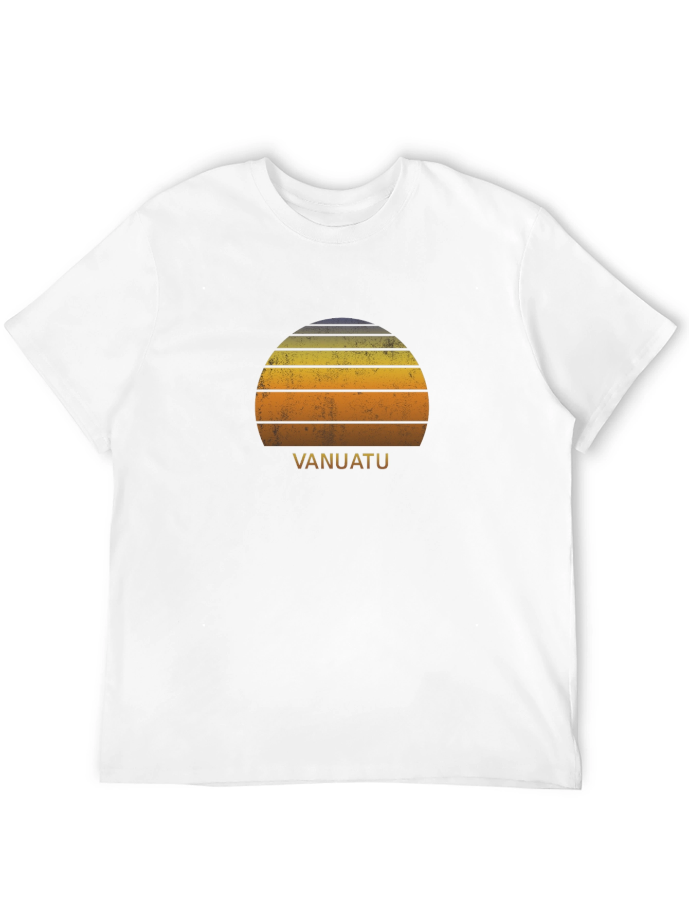 Vanuatu Sunset Graphic T-Shirt - Retro Style