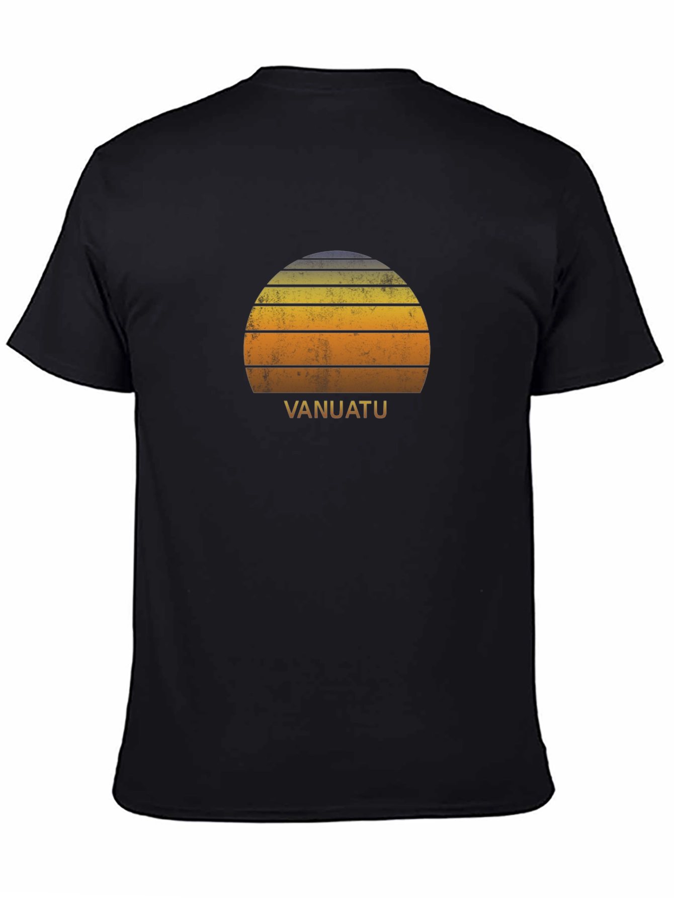 Vanuatu Sunset Graphic T-Shirt - Retro Style