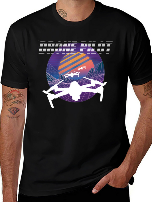 Drone Pilot Retro Style T-Shirt