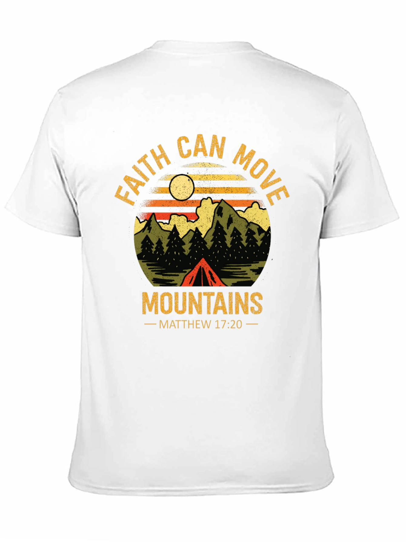 Faith Can Move Mountains Graphic T-Shirt