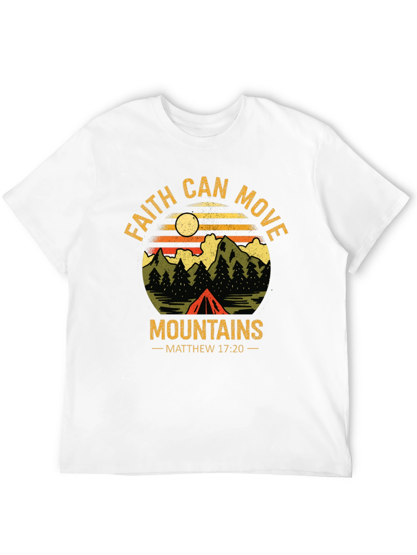 Faith Can Move Mountains Graphic T-Shirt