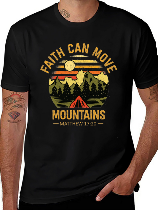 Faith Can Move Mountains Graphic T-Shirt