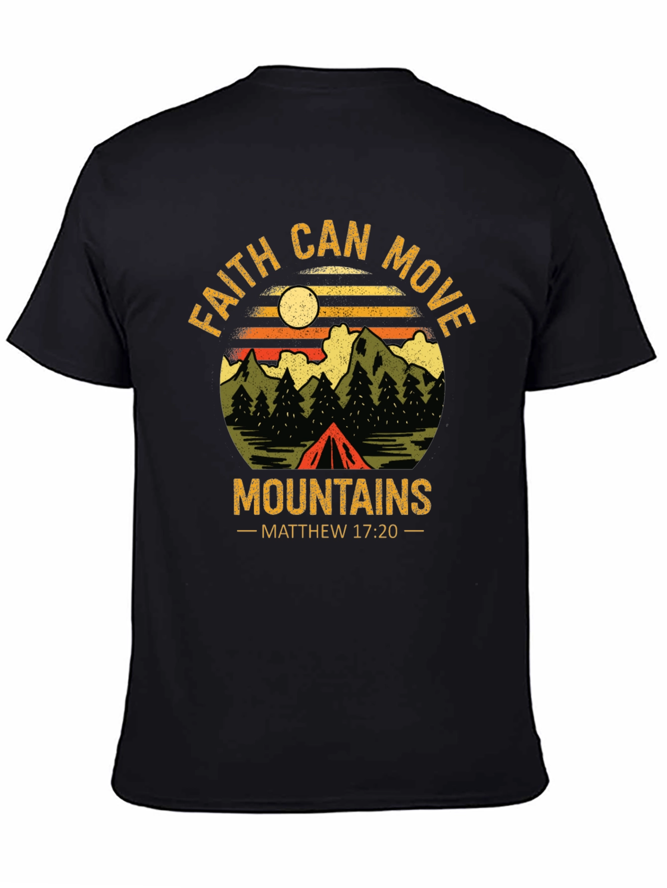 Faith Can Move Mountains Graphic T-Shirt