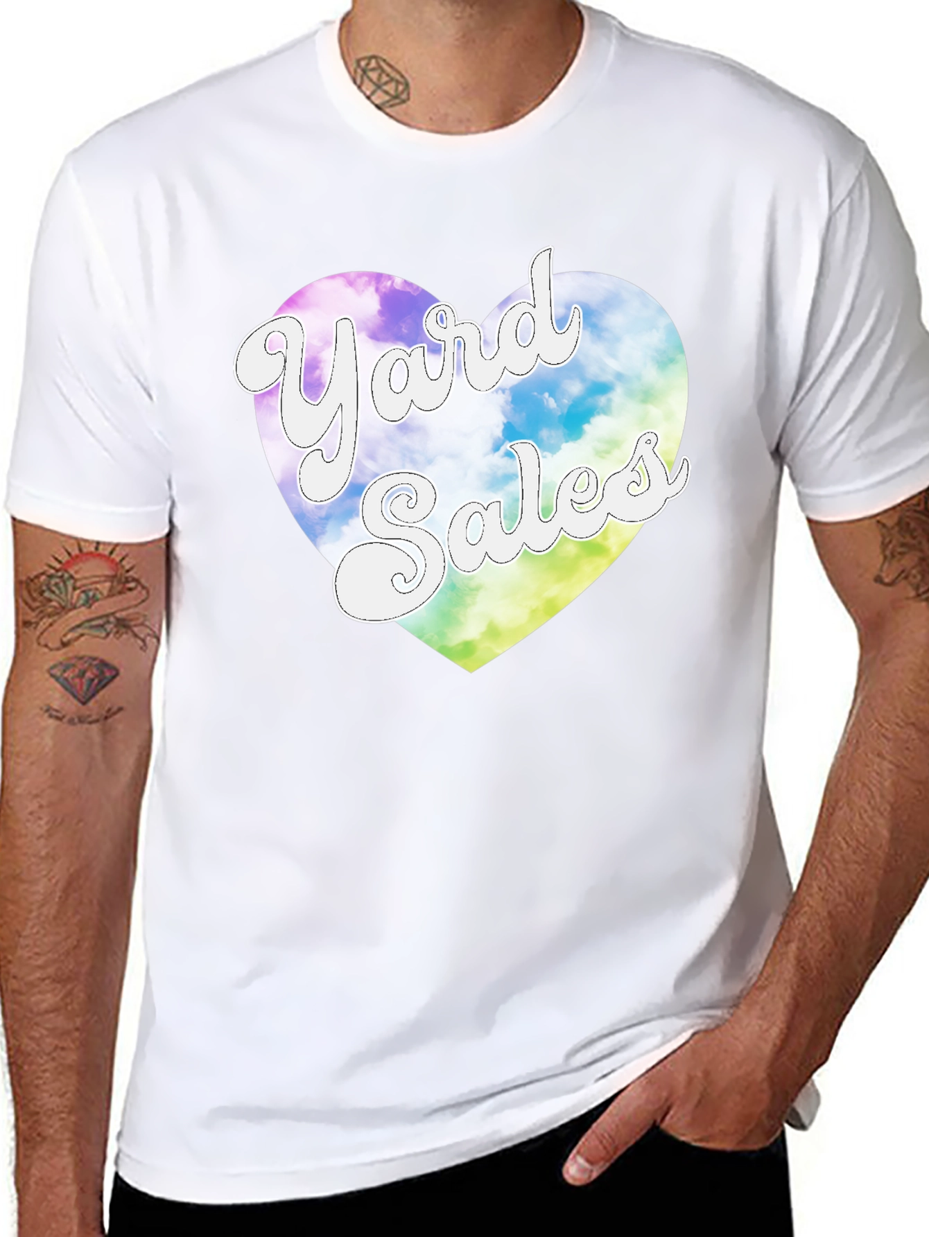 Yard Sales Heart Graphic Tee - Unisex