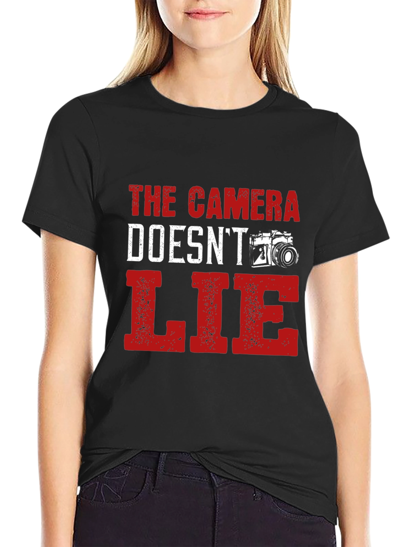 The Camera Doesnt Lie T-Shirt Photography Lover Tee