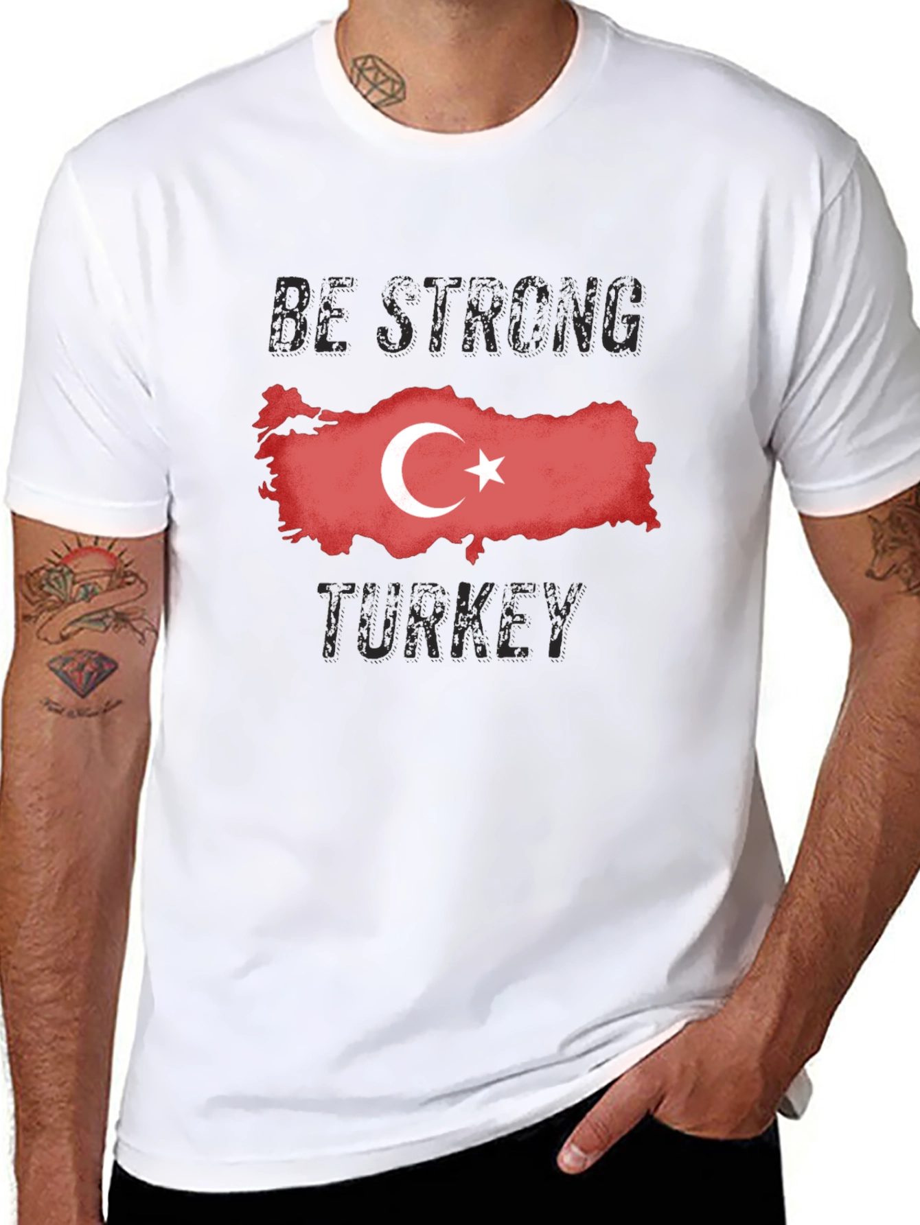 Be Strong Turkey Flag T-Shirt