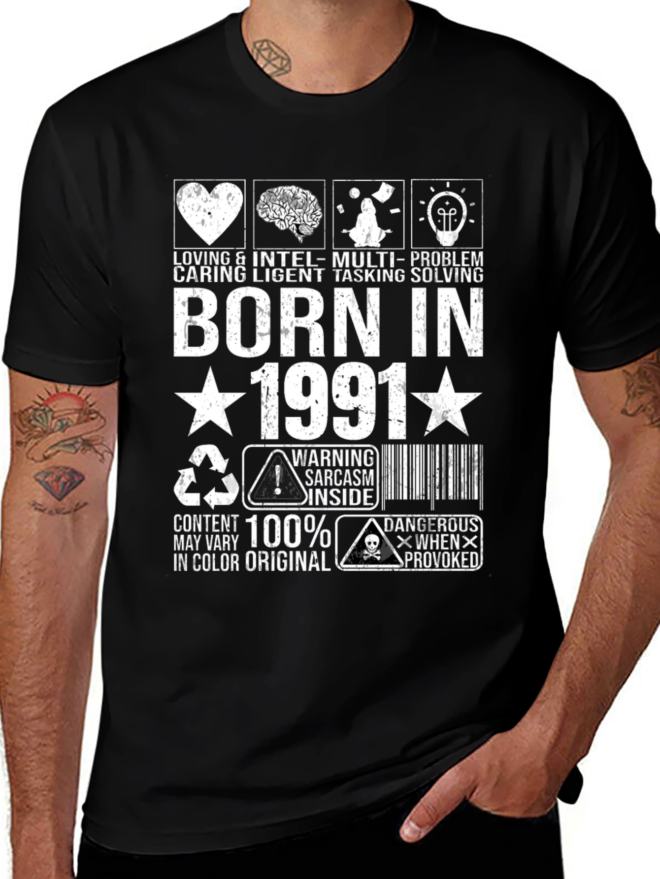 Born in 1991 Graphic T-Shirt