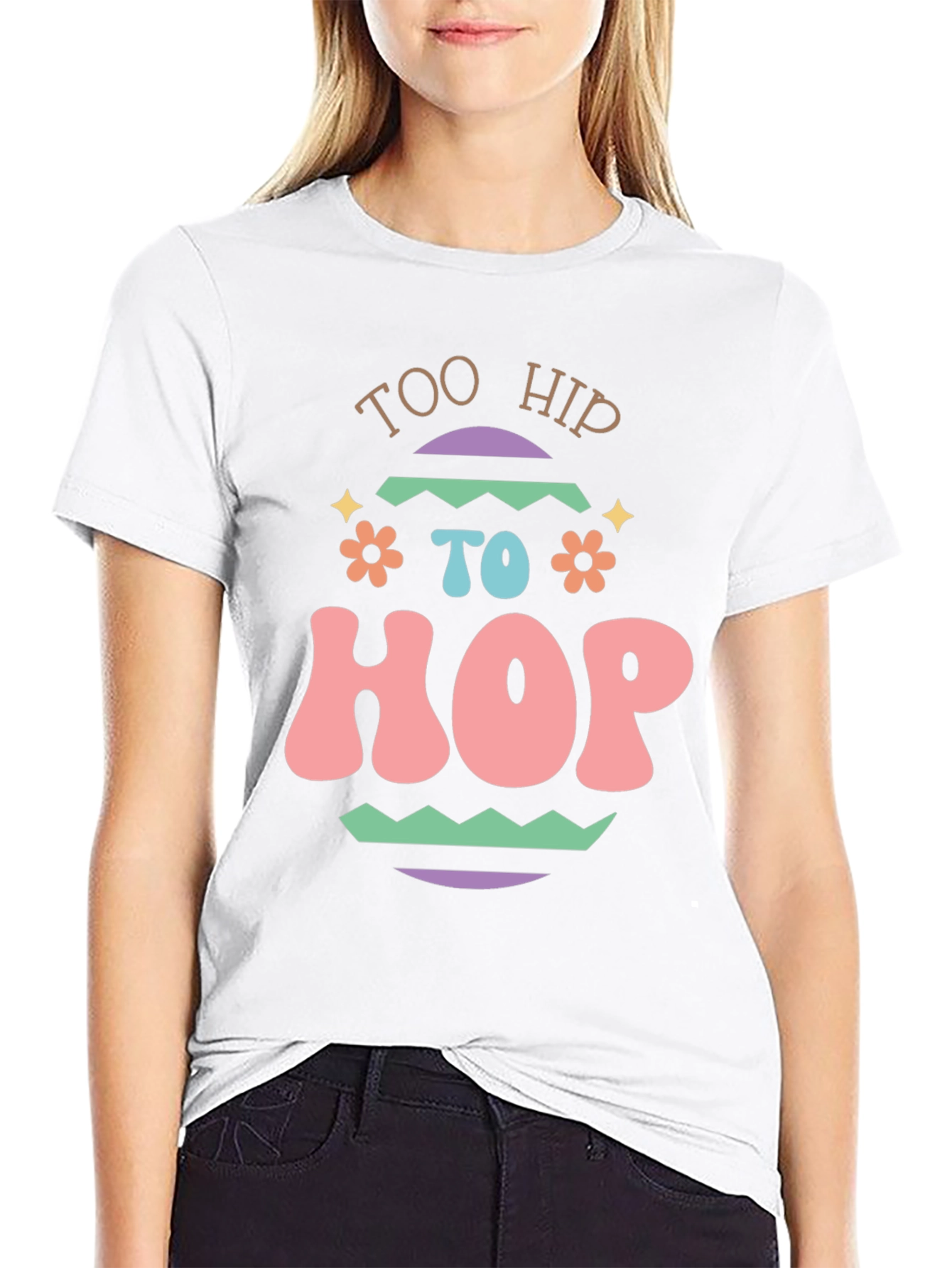 Too Hip to Hop Easter T-Shirt