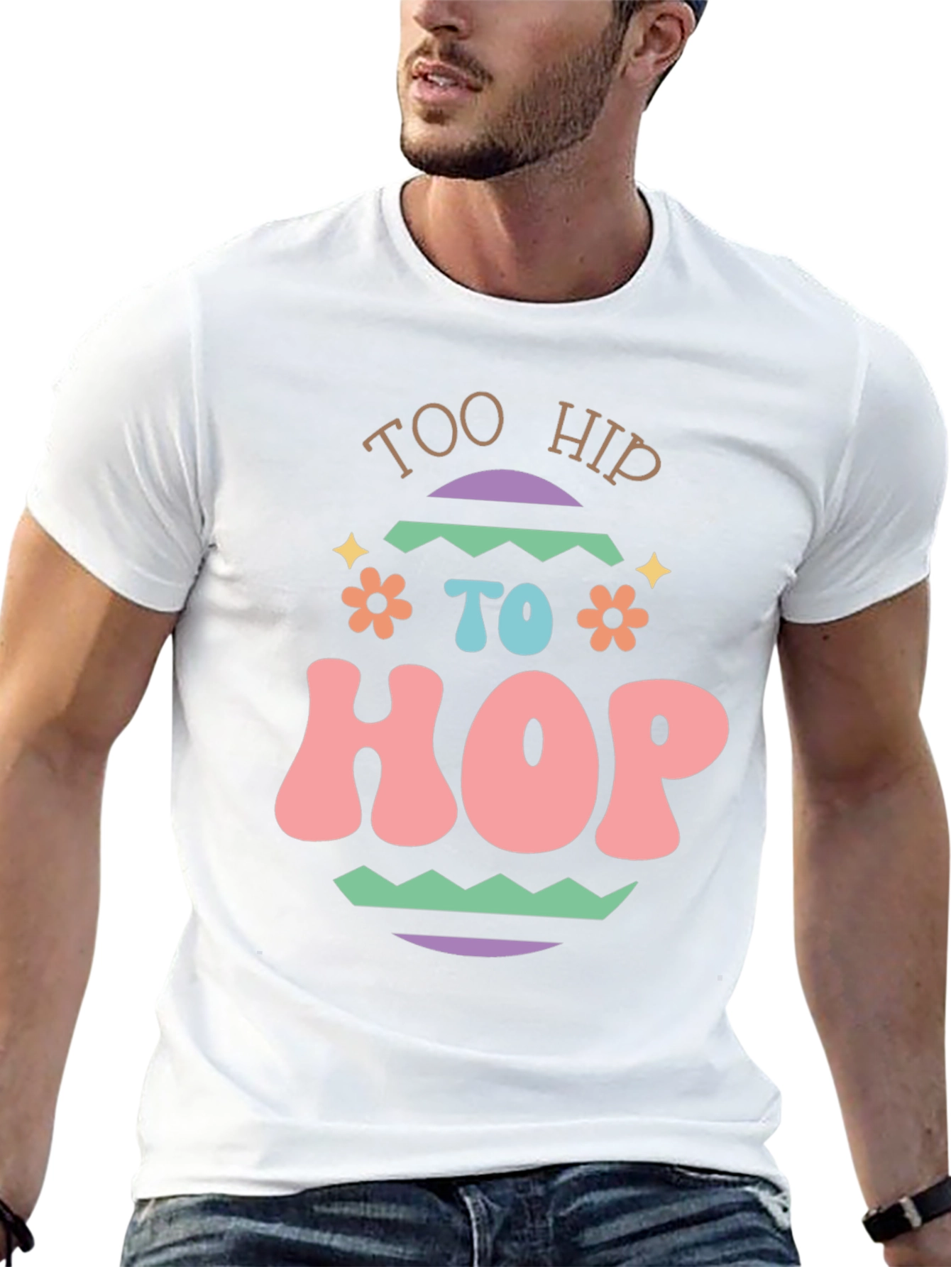 Too Hip to Hop Easter T-Shirt