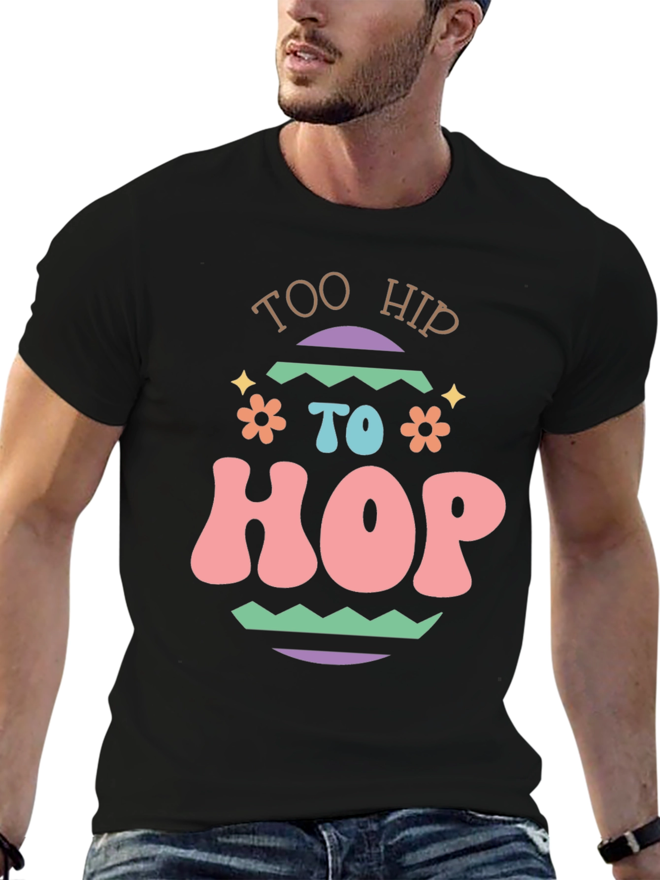 Too Hip to Hop Easter T-Shirt