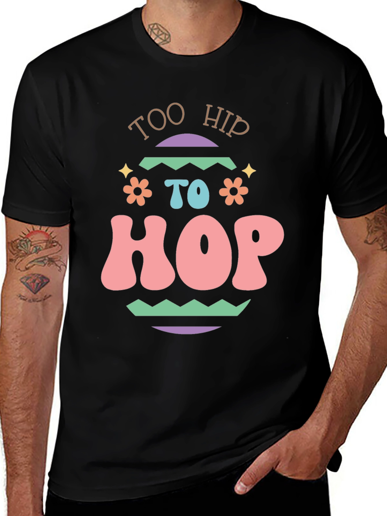 Too Hip to Hop Easter T-Shirt