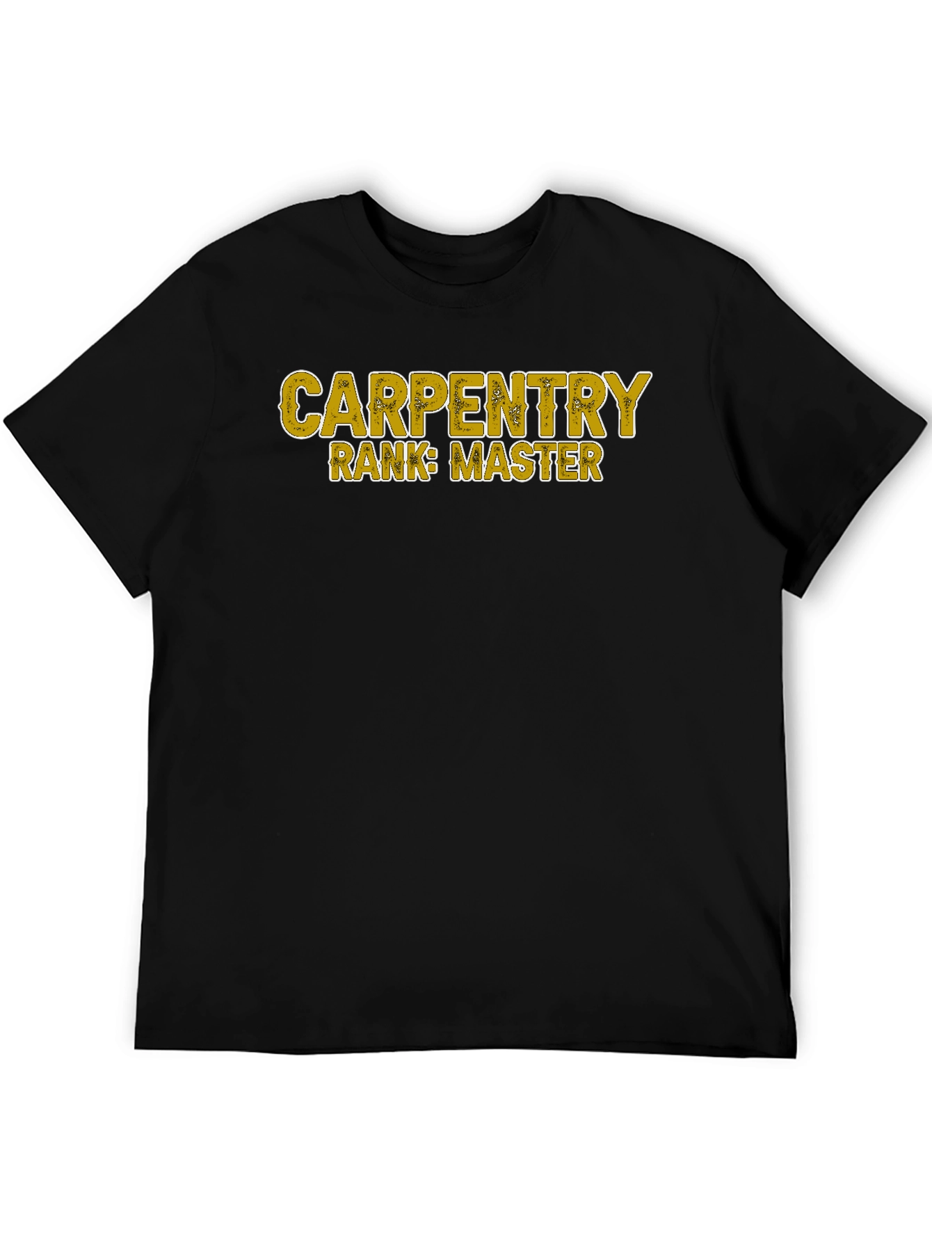 Carpentry Rank Master Black T-Shirt