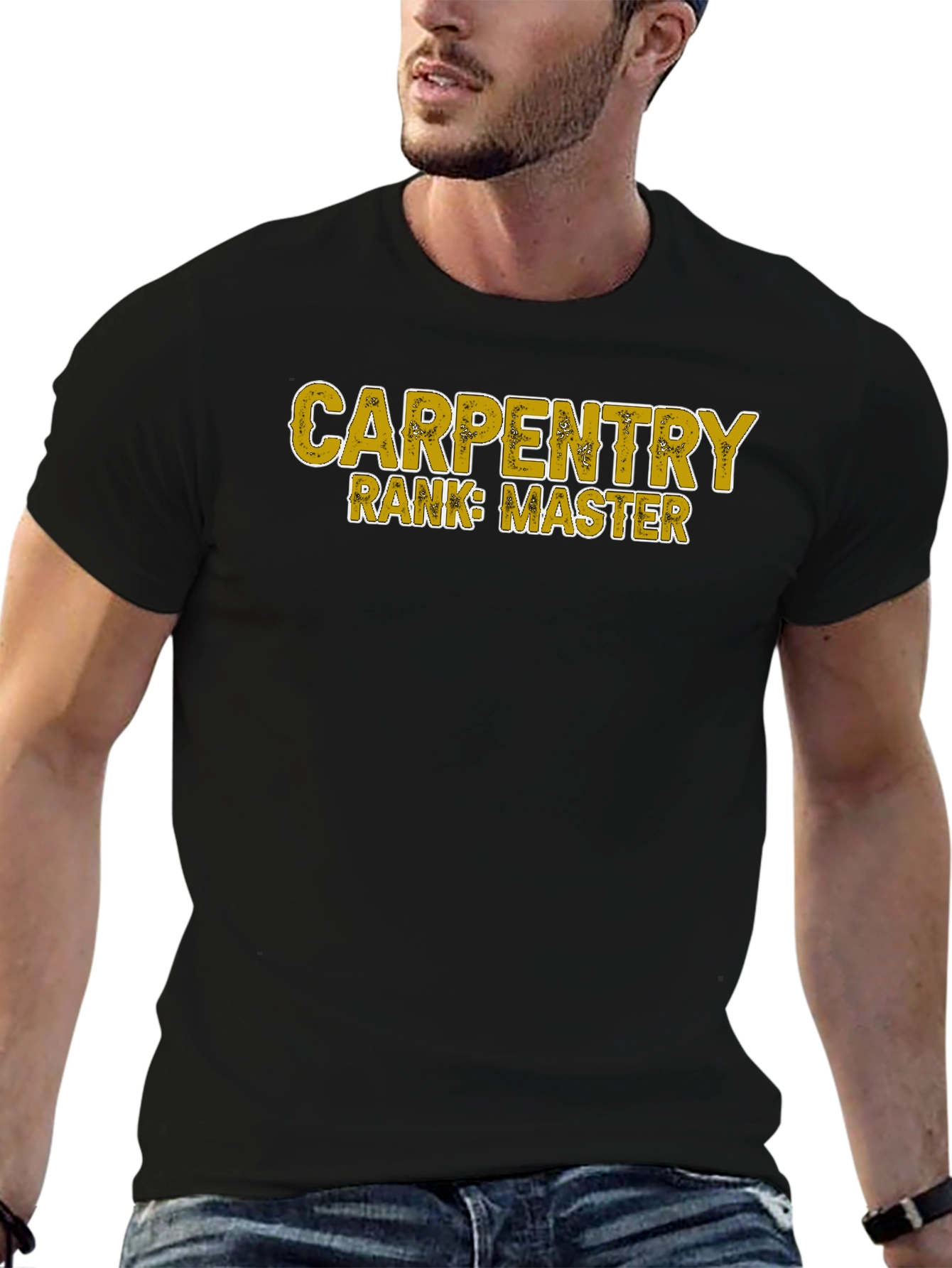 Carpentry Rank Master Black T-Shirt