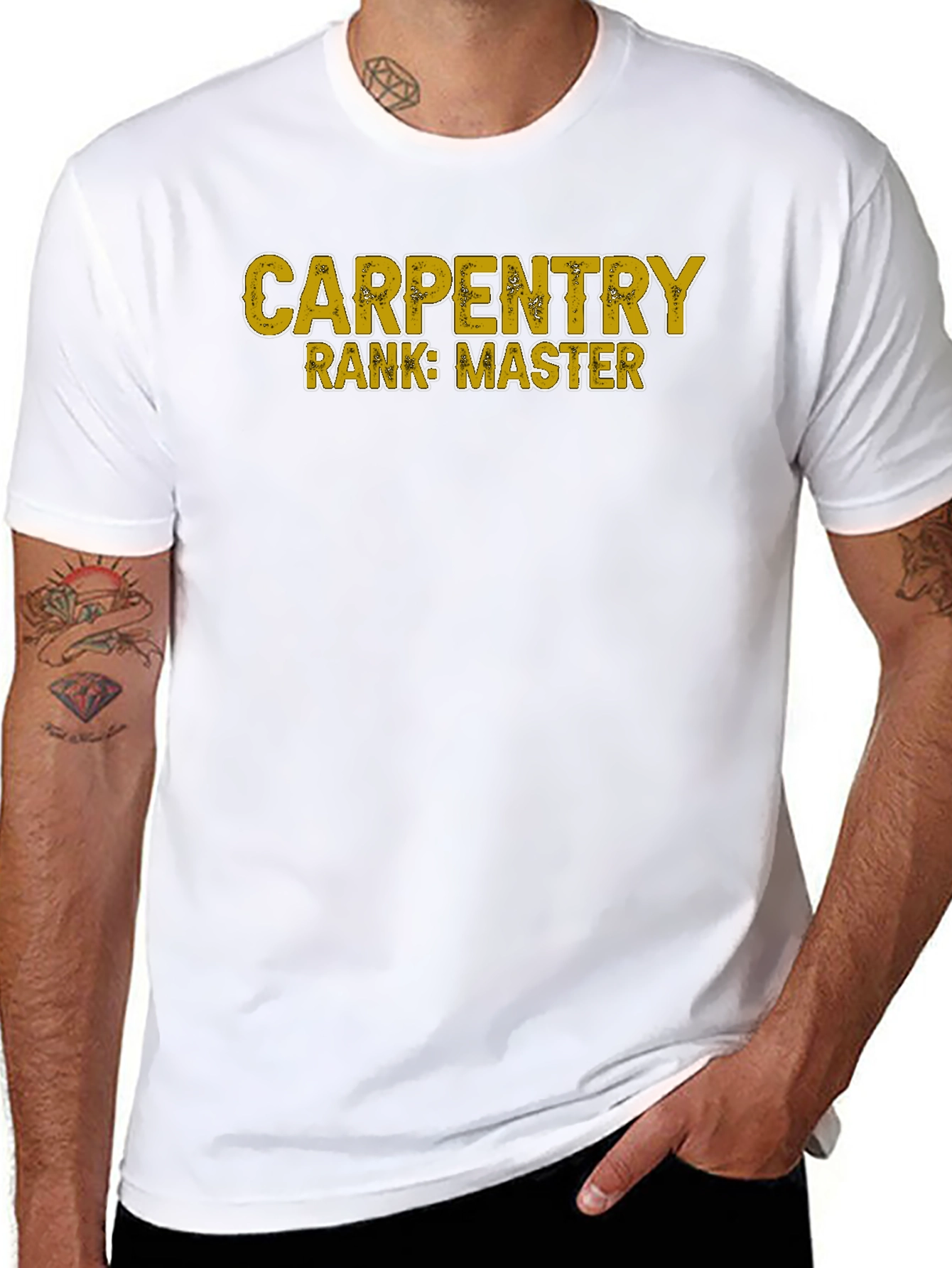 Carpentry Rank Master Black T-Shirt
