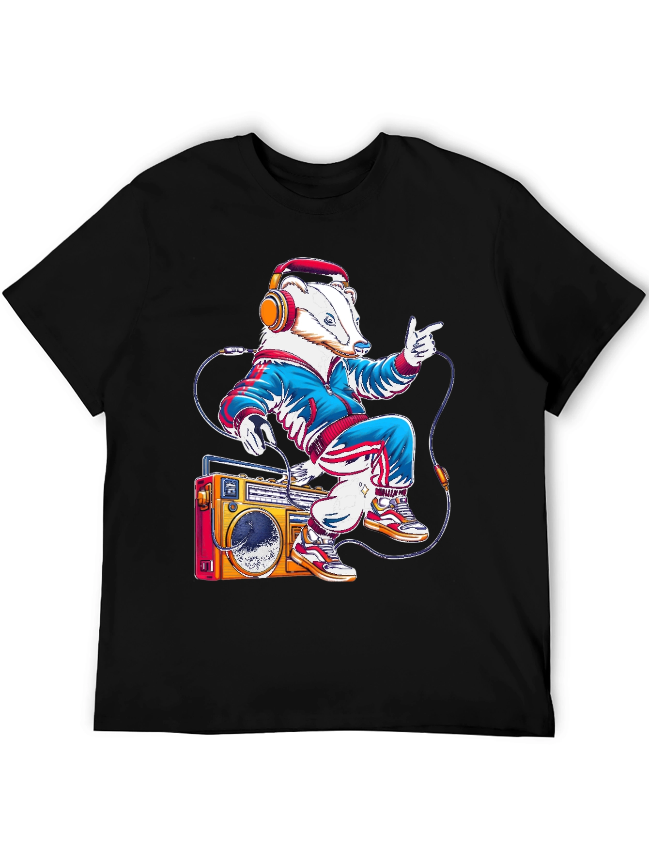 Retro Badger Graphic Tee