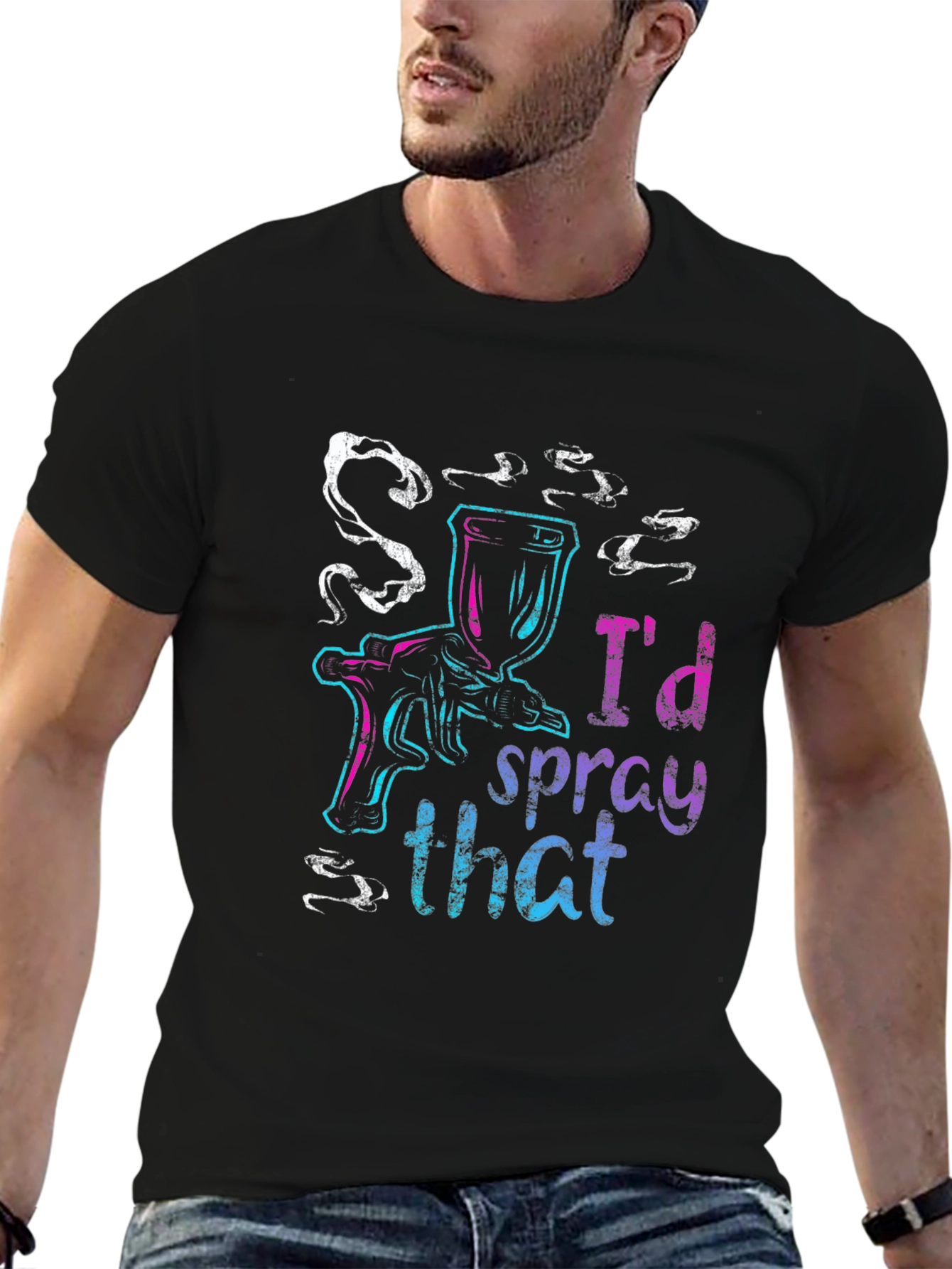 Id Spray That - Funny Painter Graphic Tee