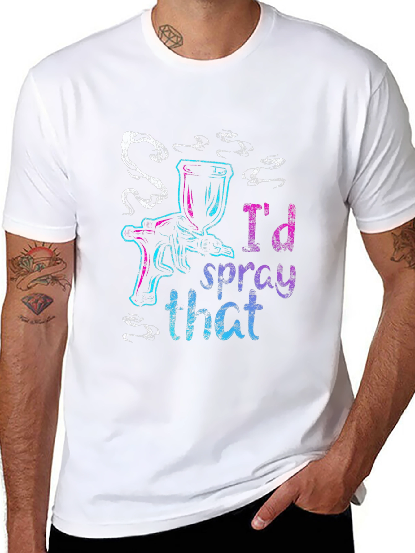 Id Spray That - Funny Painter Graphic Tee