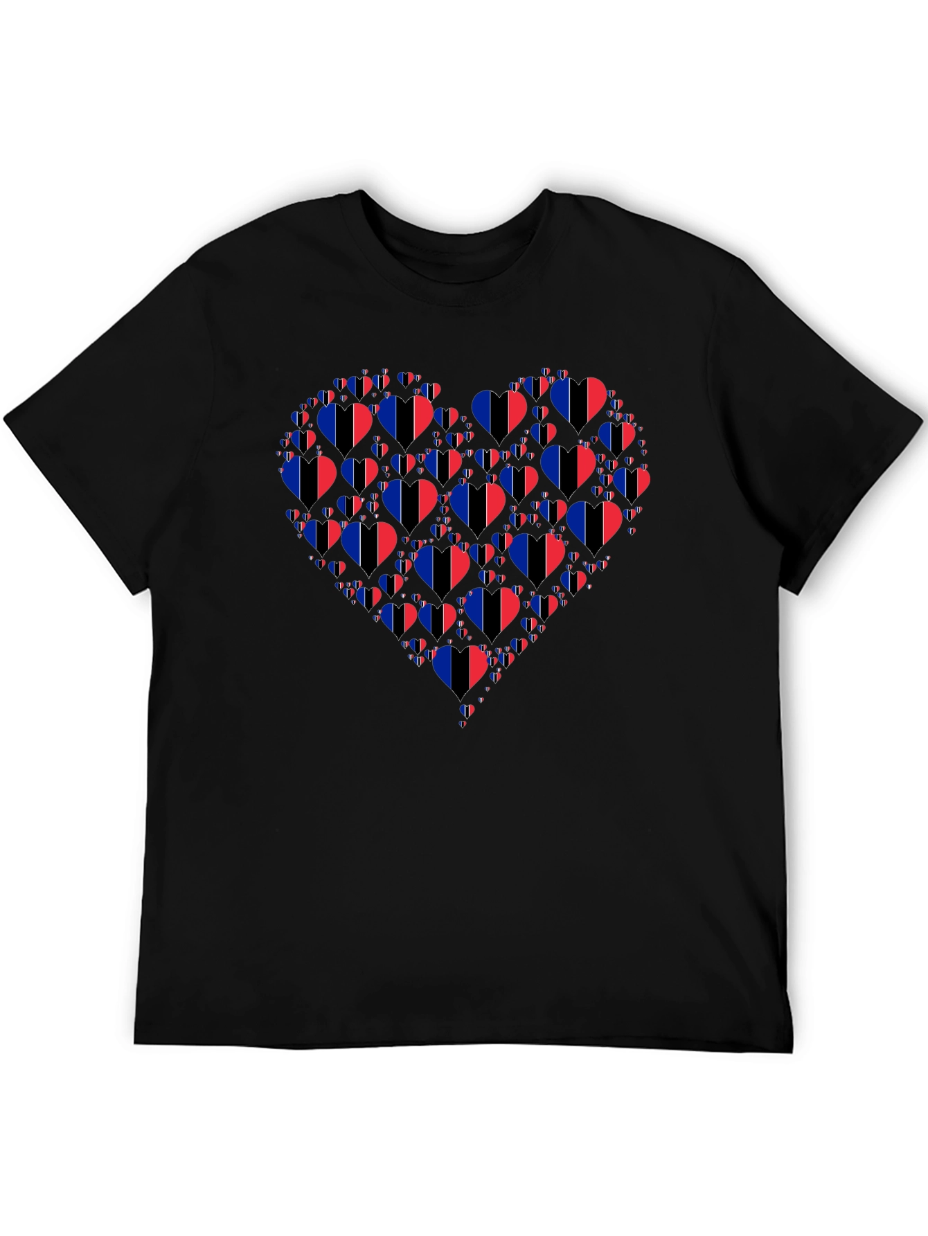 Heart of Flags T-Shirt - Unique Graphic Tee