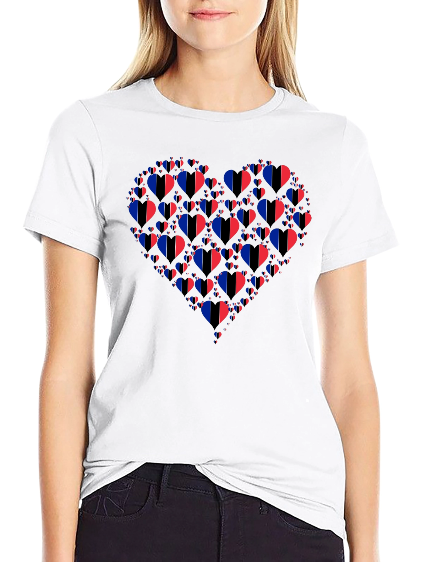 Heart of Flags T-Shirt - Unique Graphic Tee