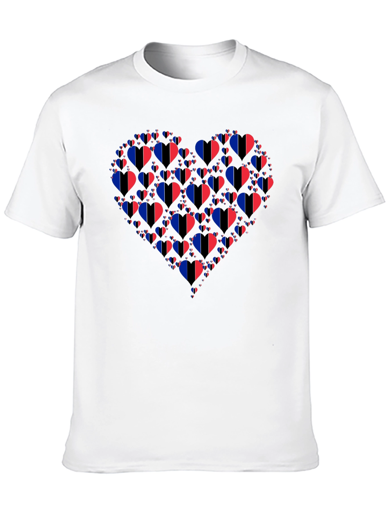 Heart of Flags T-Shirt - Unique Graphic Tee