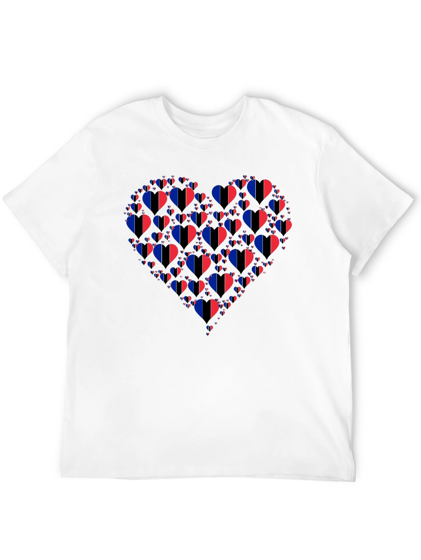 Heart of Flags T-Shirt - Unique Graphic Tee