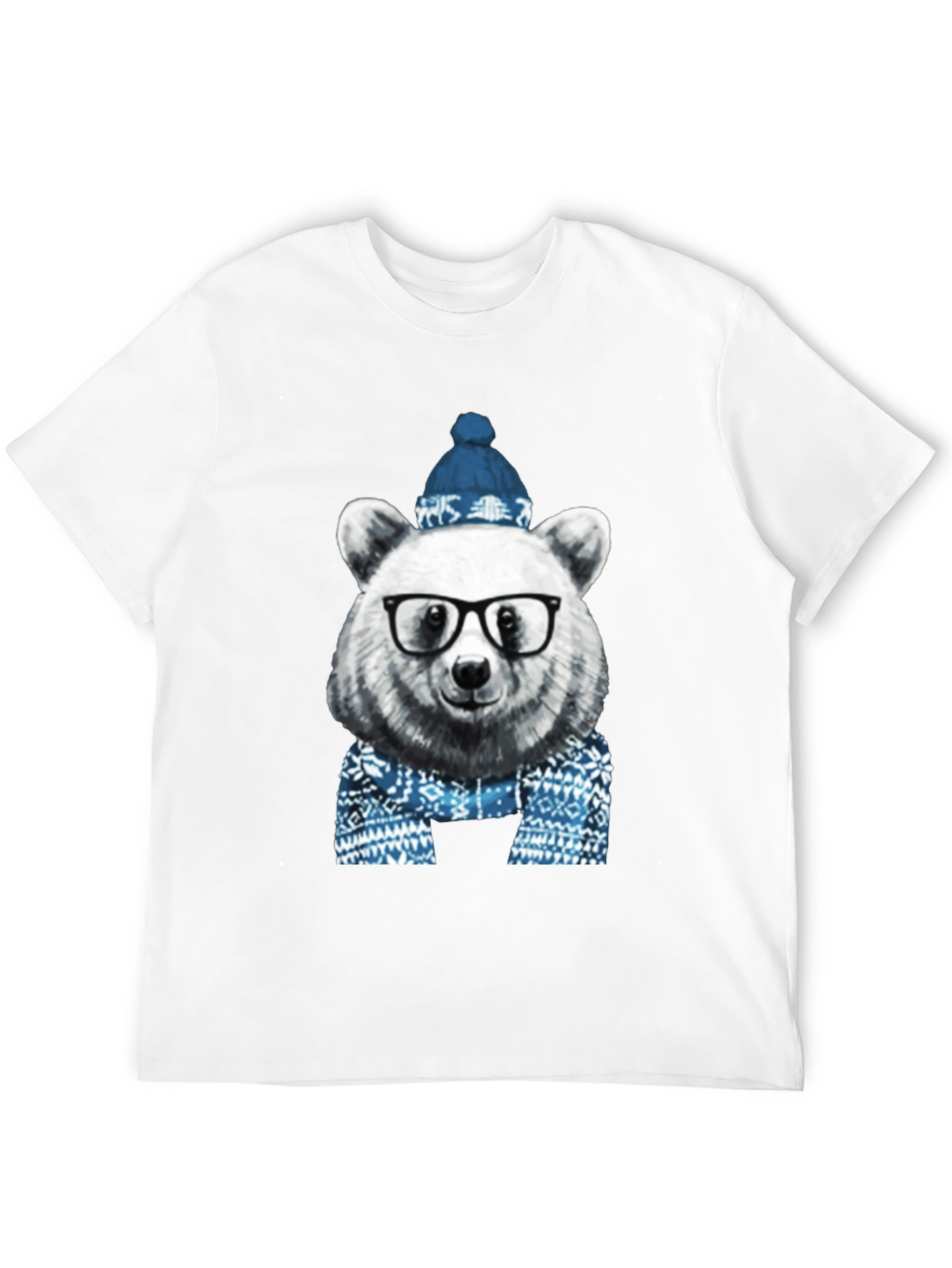 Bear with Glasses T-Shirt - Winter Edition