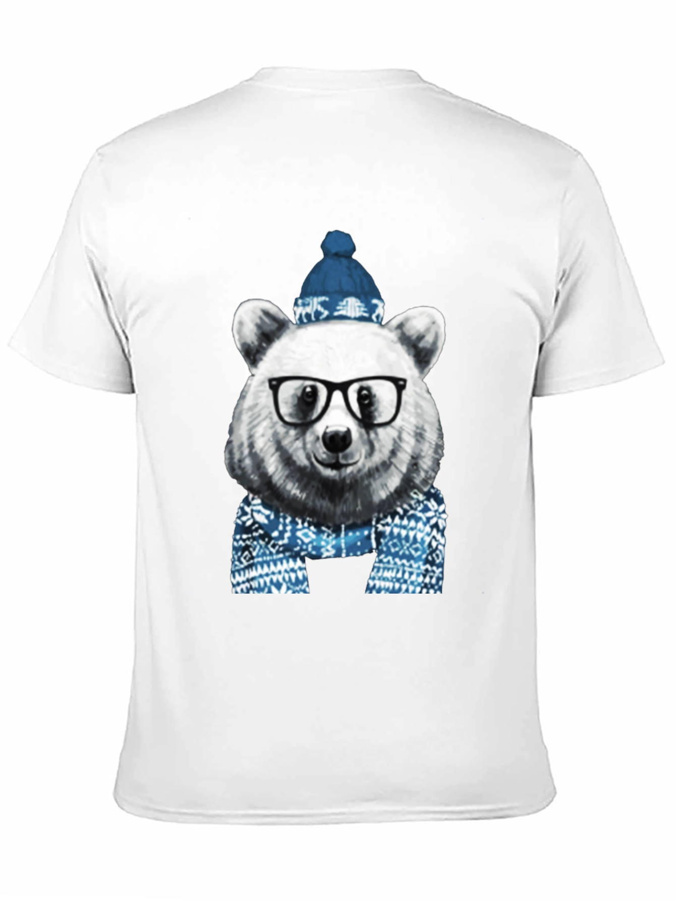 Bear with Glasses T-Shirt - Winter Edition