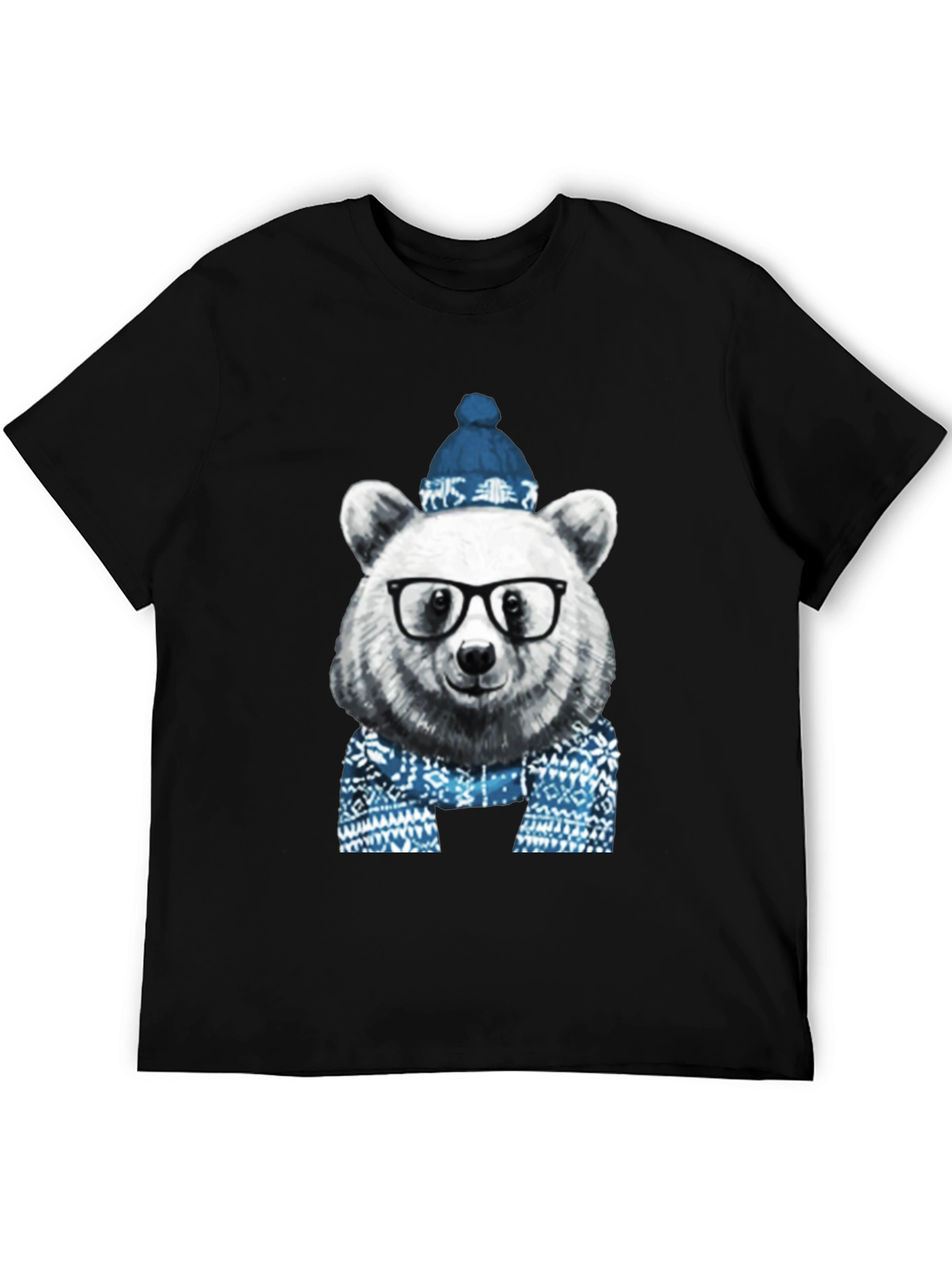 Bear with Glasses T-Shirt - Winter Edition